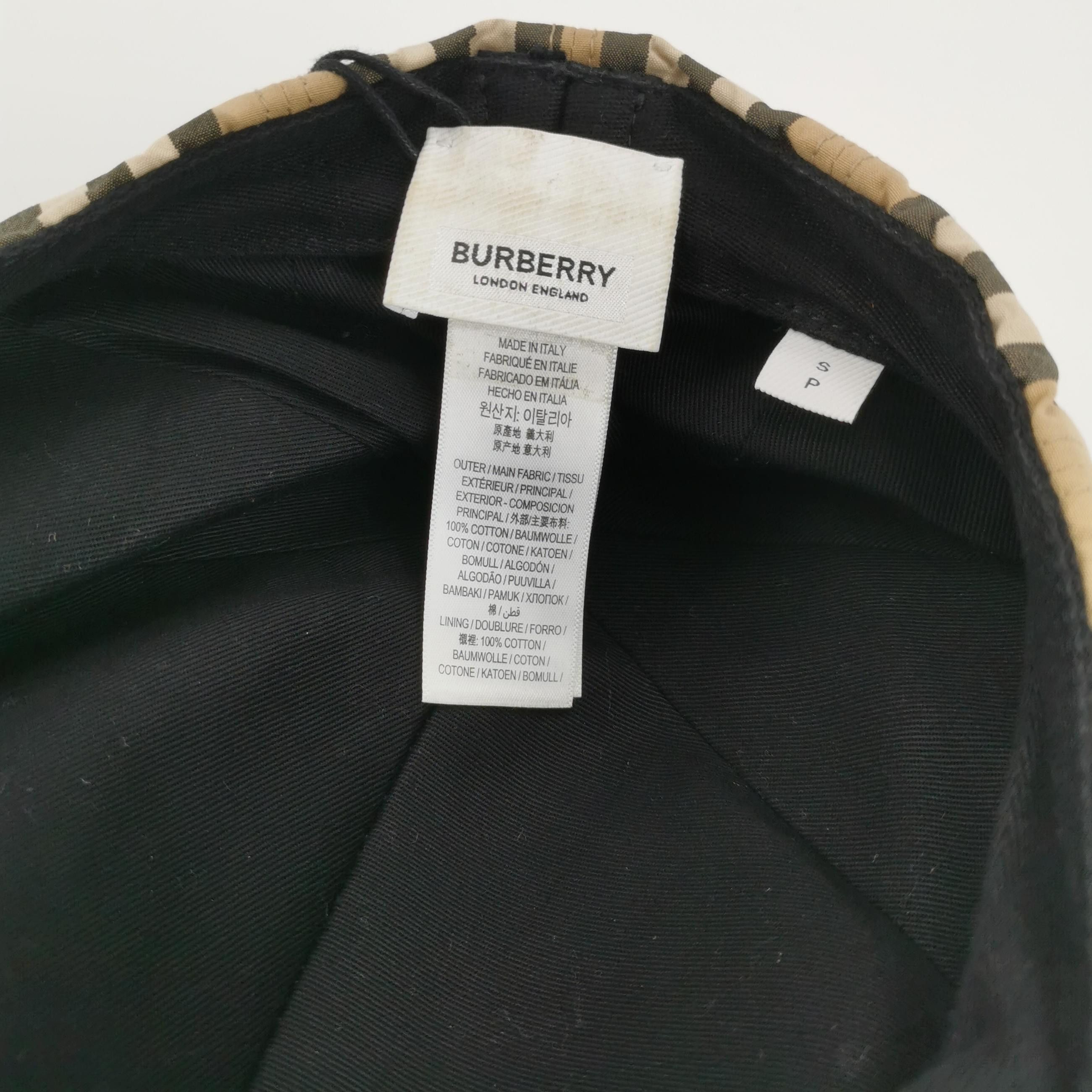 Burberry Burberry Check Cap Size S Size ONE SIZE - 5 Thumbnail