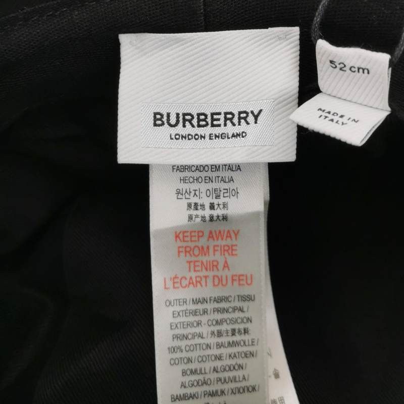 Burberry Burberry Logo Glossy Bucket Hat ONE SIZE Size ONE SIZE - 5 Thumbnail