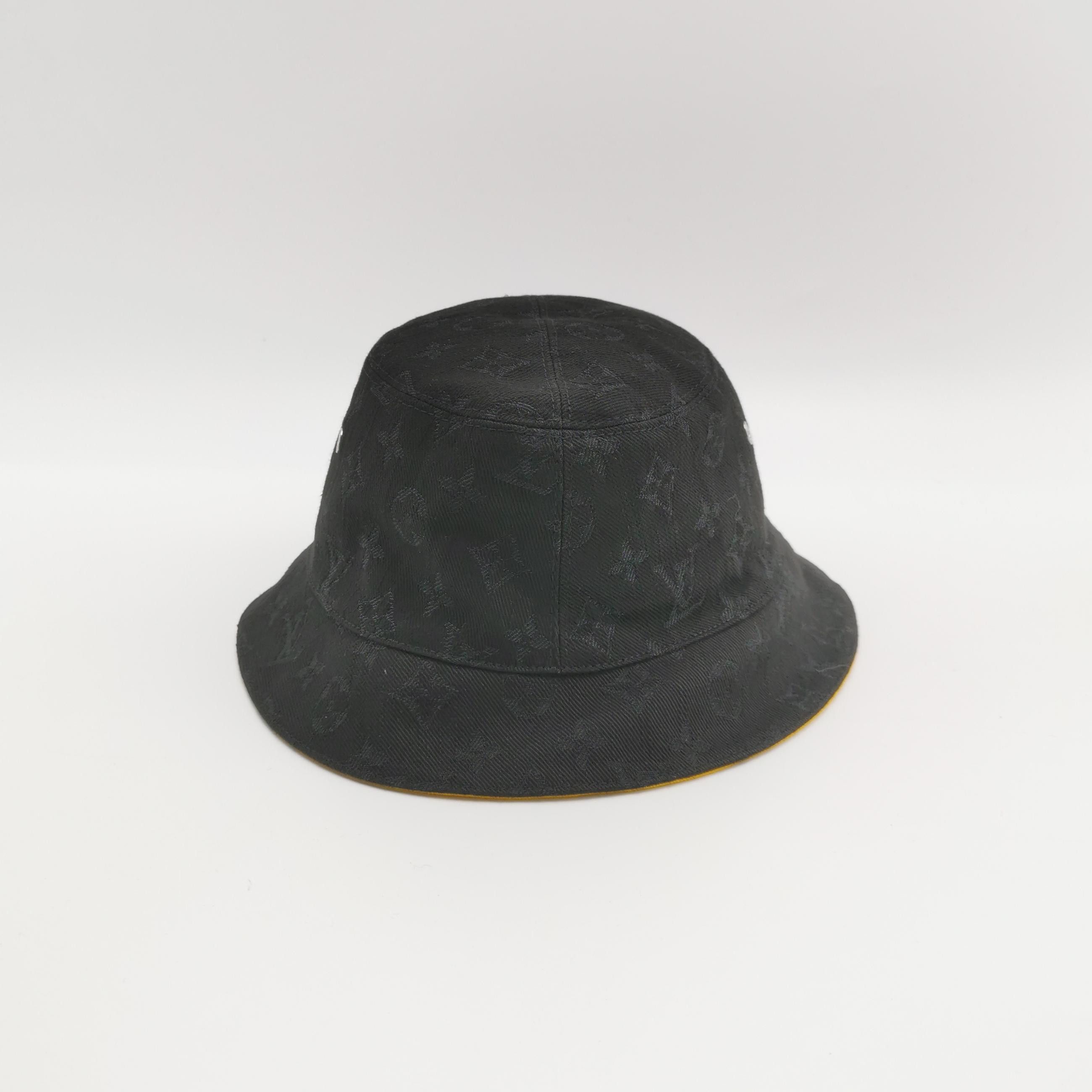 Louis Vuitton Louis Vuitton Monogram Reversible Bucket Hat Size 58 Size ONE SIZE - 3 Thumbnail
