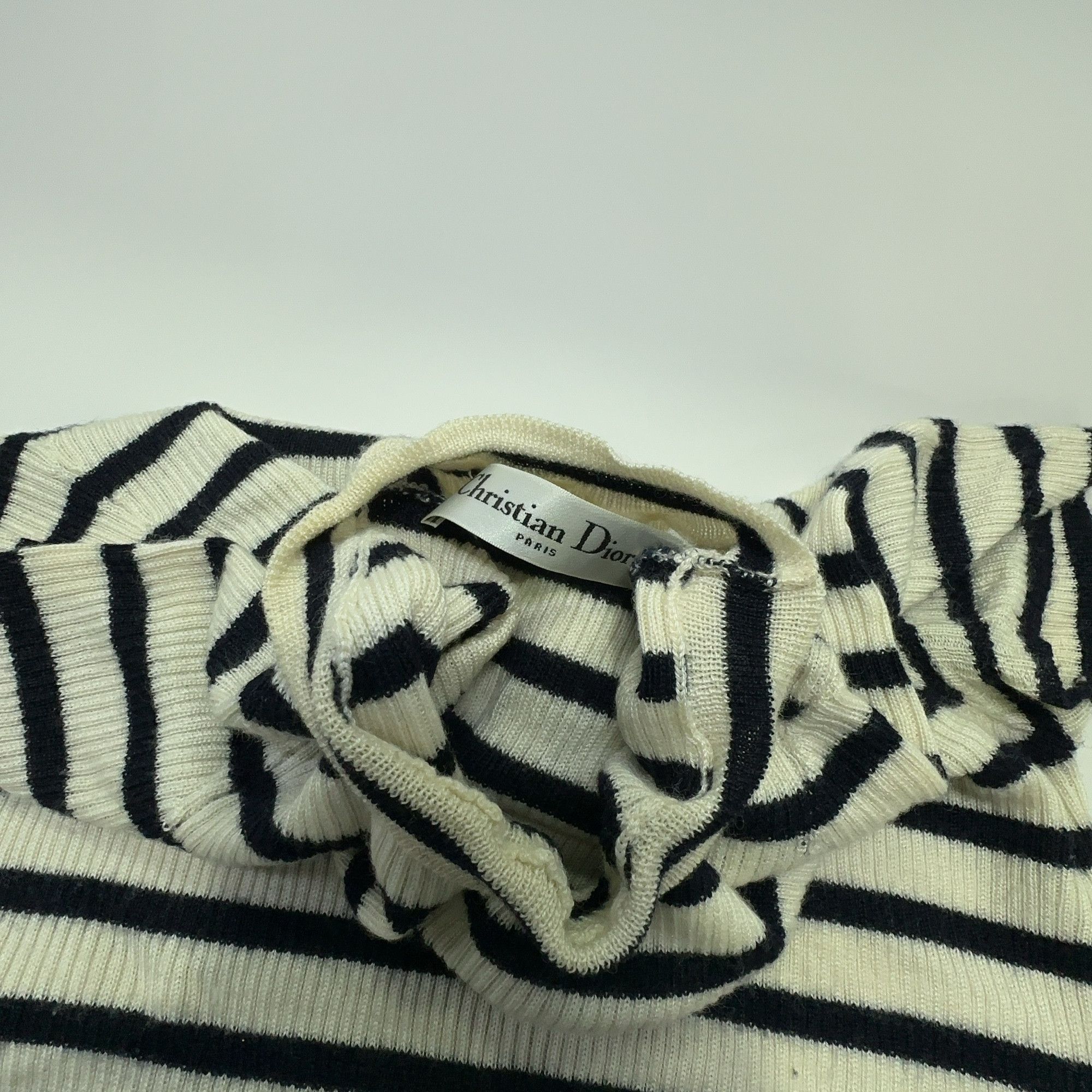 Christian Dior Monsieur Christian Dior Striped Knit Mini Dress Size 38 Size M / US 6-8 / IT 42-44 - 6 Thumbnail