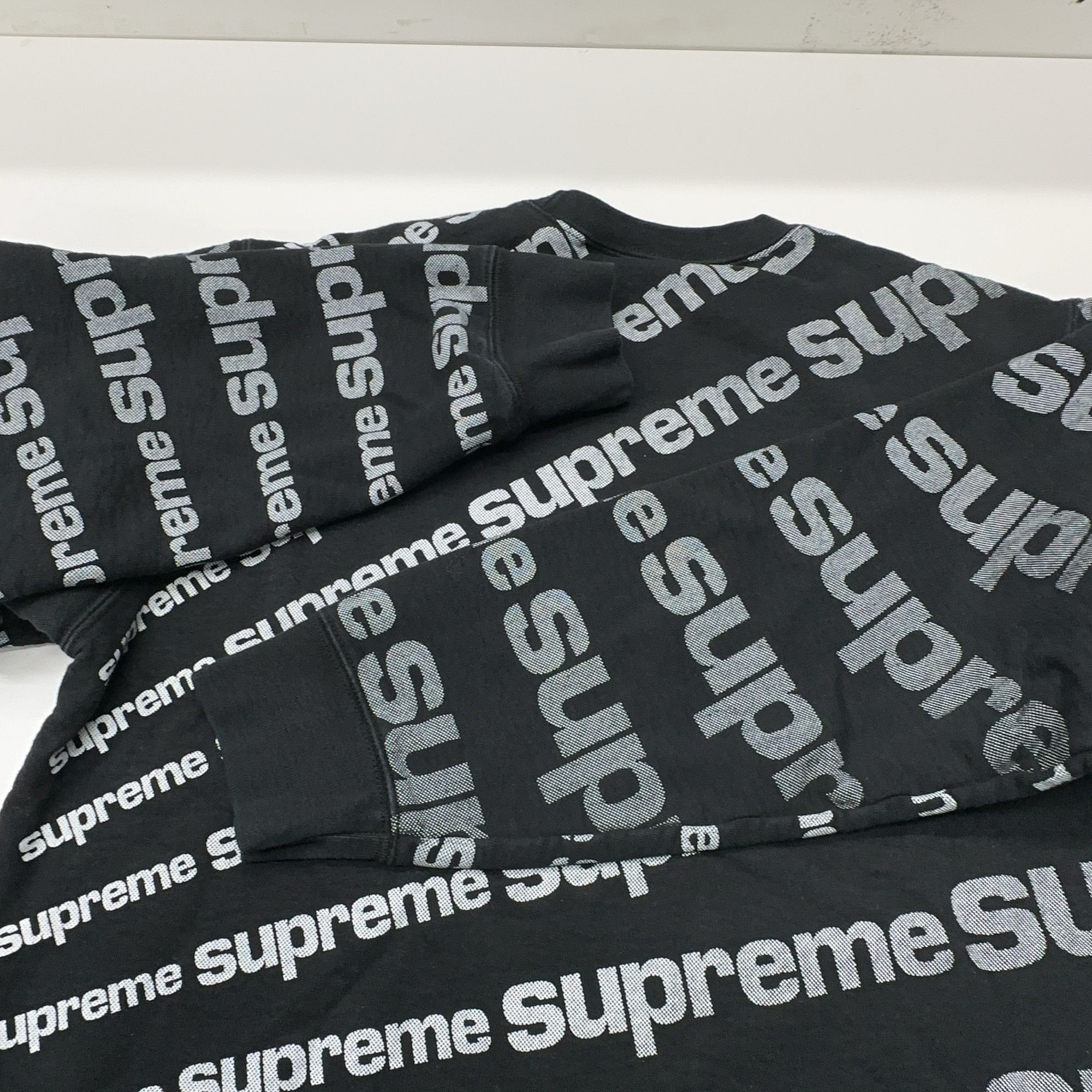 Supreme Supreme Radial Logo Crewneck Size L Size US L / EU 52-54 / 3 - 12 Thumbnail