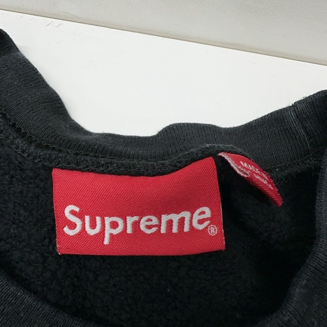Supreme Supreme Radial Logo Crewneck Size L Size US L / EU 52-54 / 3 - 3 Thumbnail