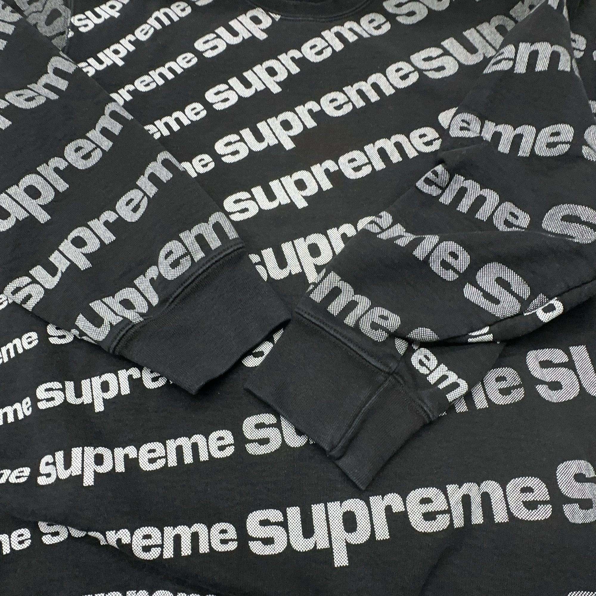 Supreme Supreme Radial Logo Crewneck Size L Size US L / EU 52-54 / 3 - 10 Thumbnail