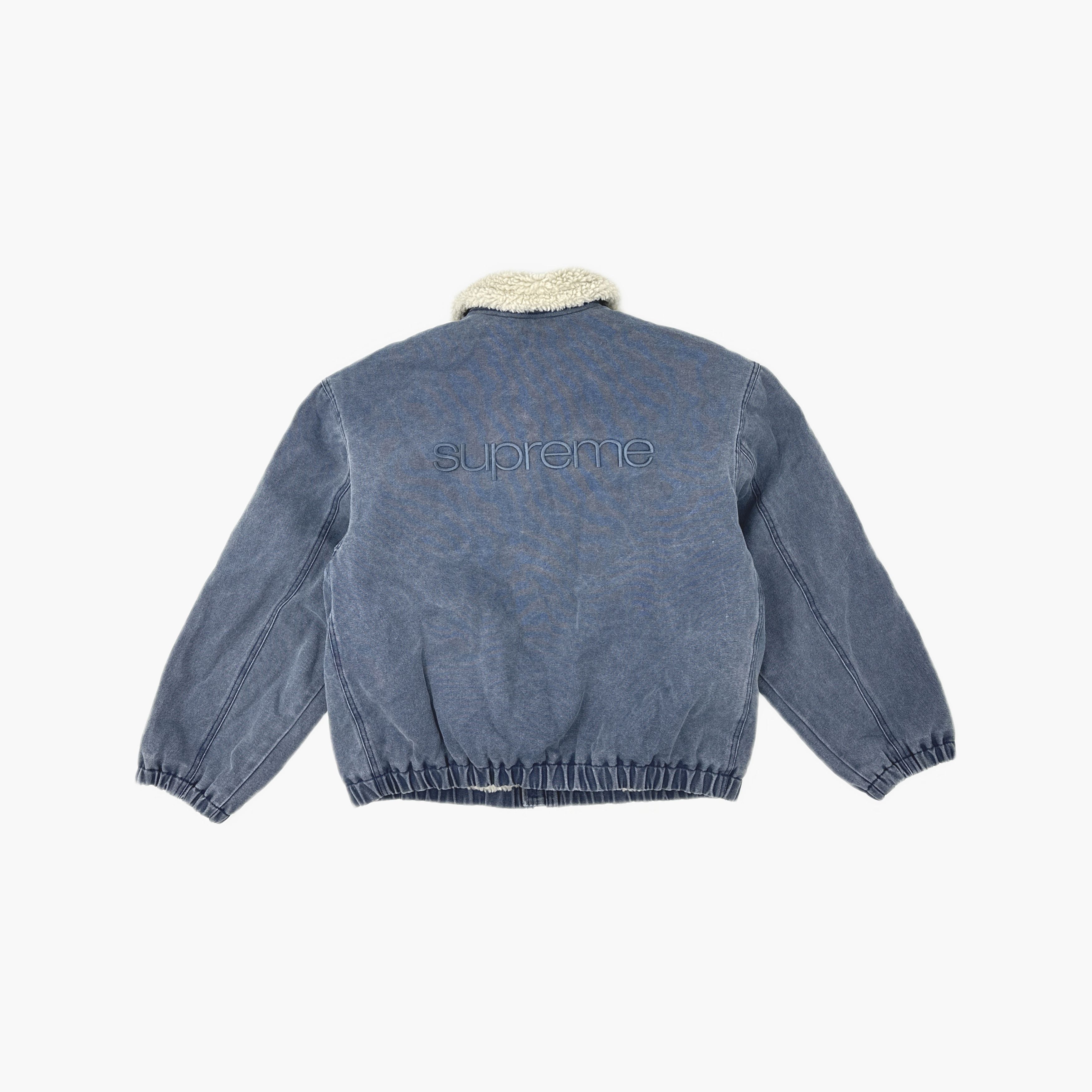 Supreme Supreme Embroidered Back Logo Bomber Jacket Size L Size US L / EU 52-54 / 3 - 2 Thumbnail