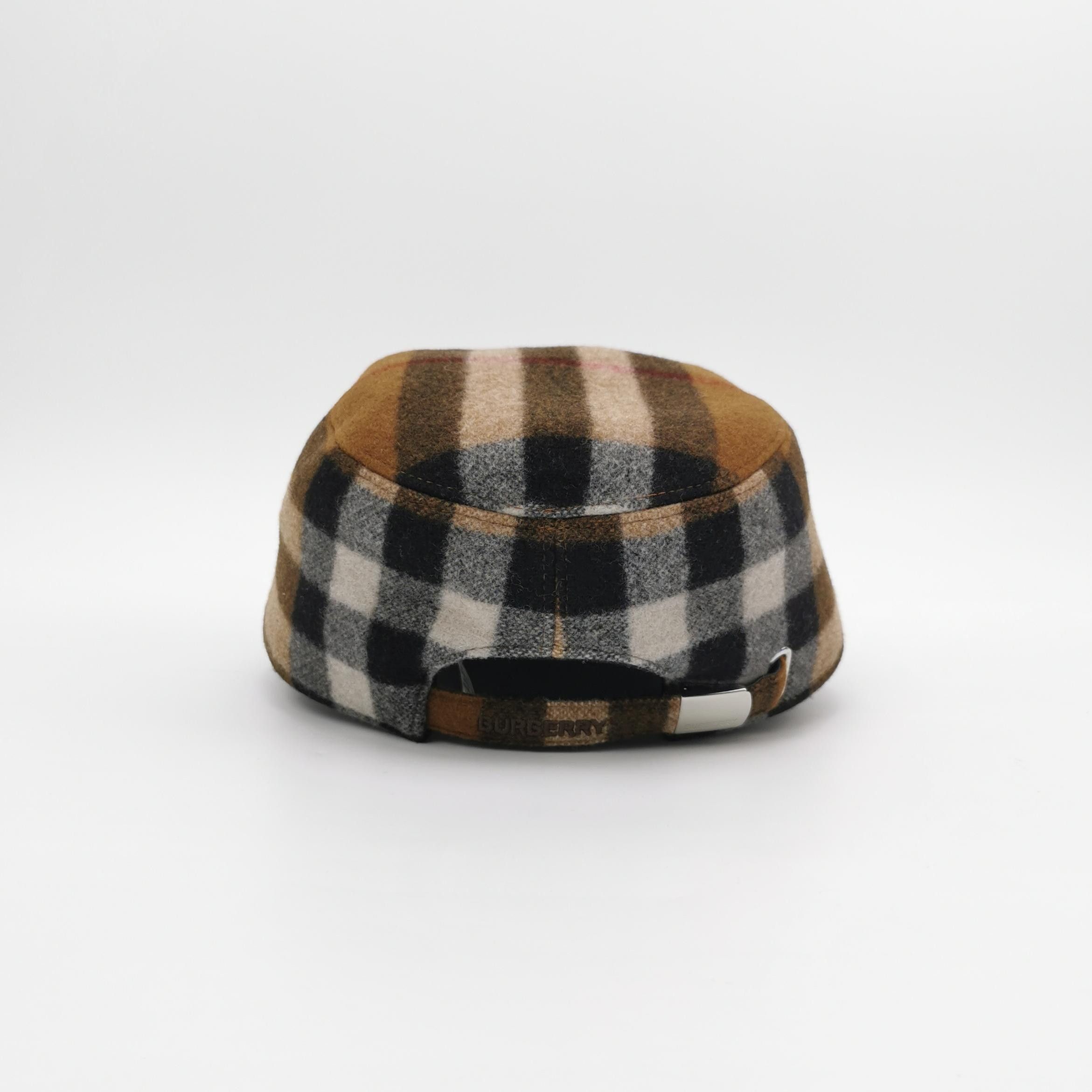 Burberry Burberry Plaid Wool Blend Cap Size M Size ONE SIZE - 3 Thumbnail