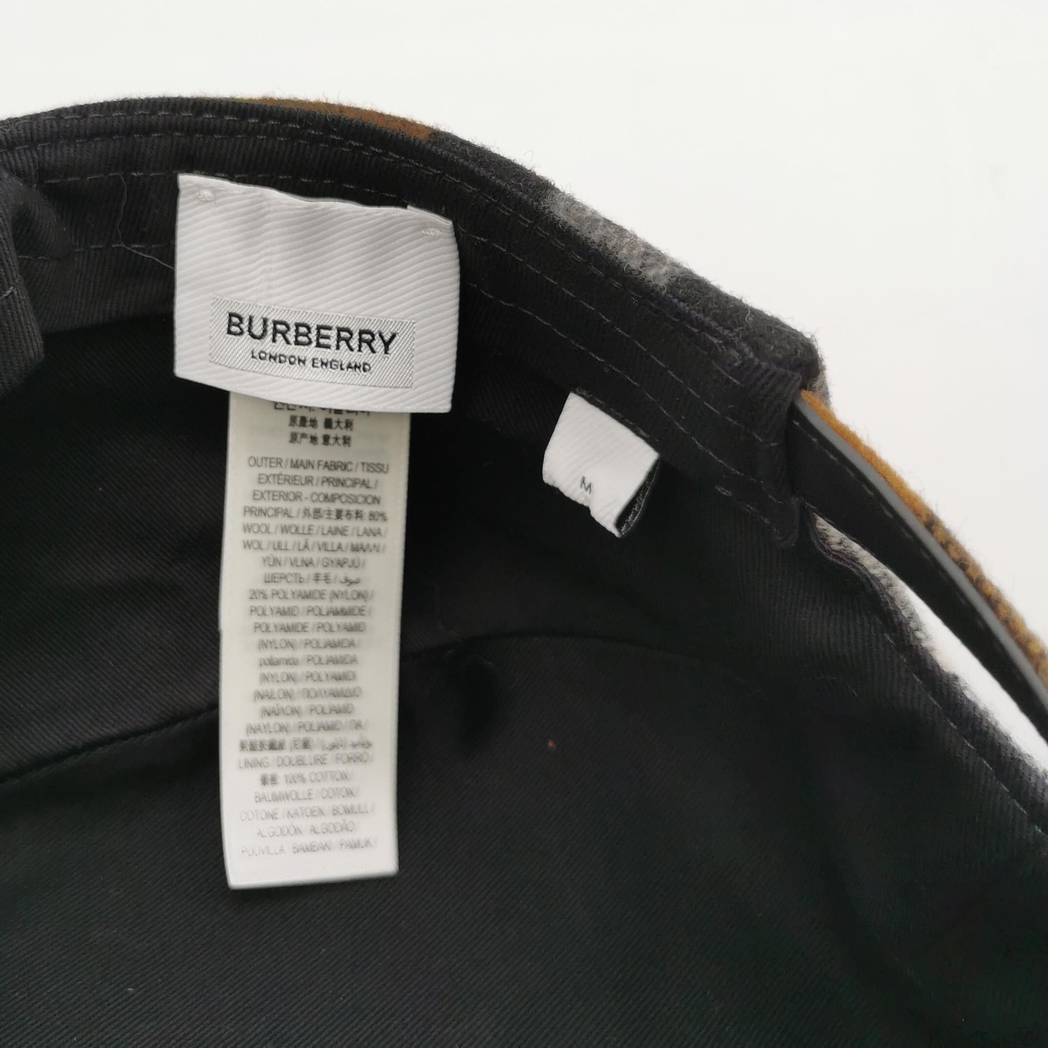 Burberry Burberry Plaid Wool Blend Cap Size M Size ONE SIZE - 5 Thumbnail