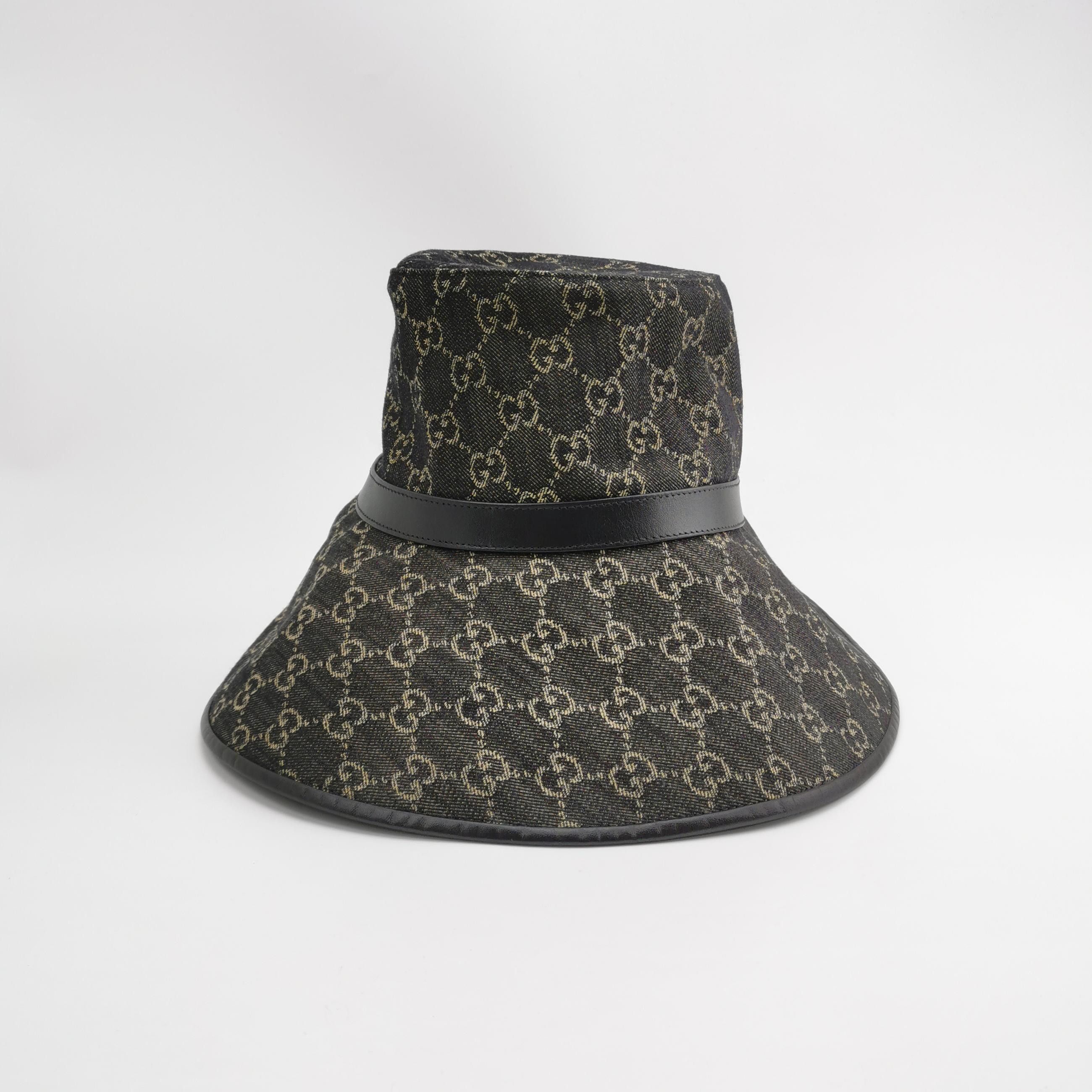 Gucci Gucci GG Monogram Wide Brim Hat One Size Size ONE SIZE - 3 Thumbnail