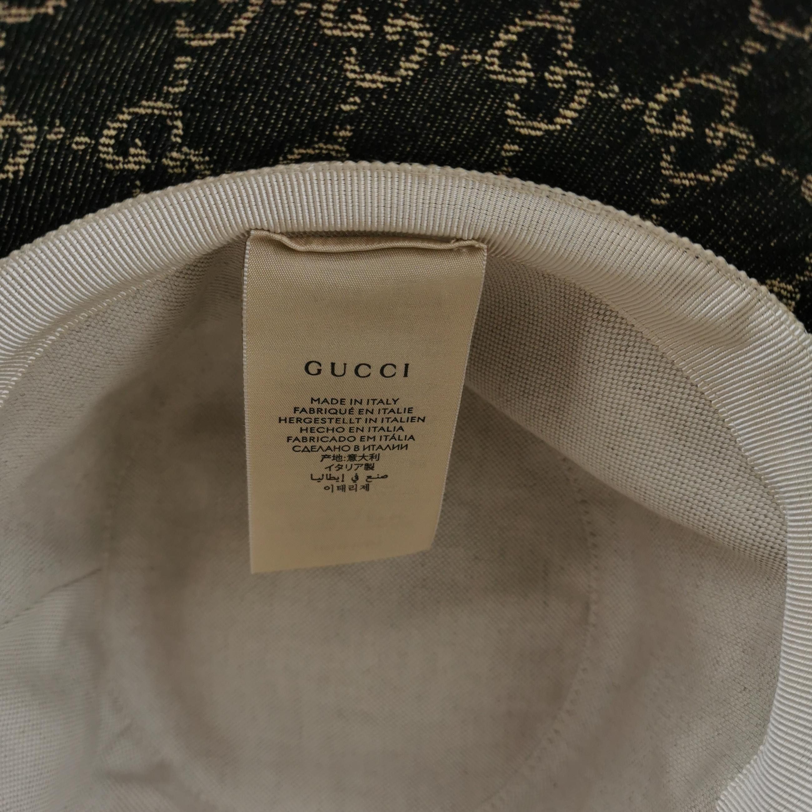 Gucci Gucci GG Monogram Wide Brim Hat One Size Size ONE SIZE - 5 Thumbnail