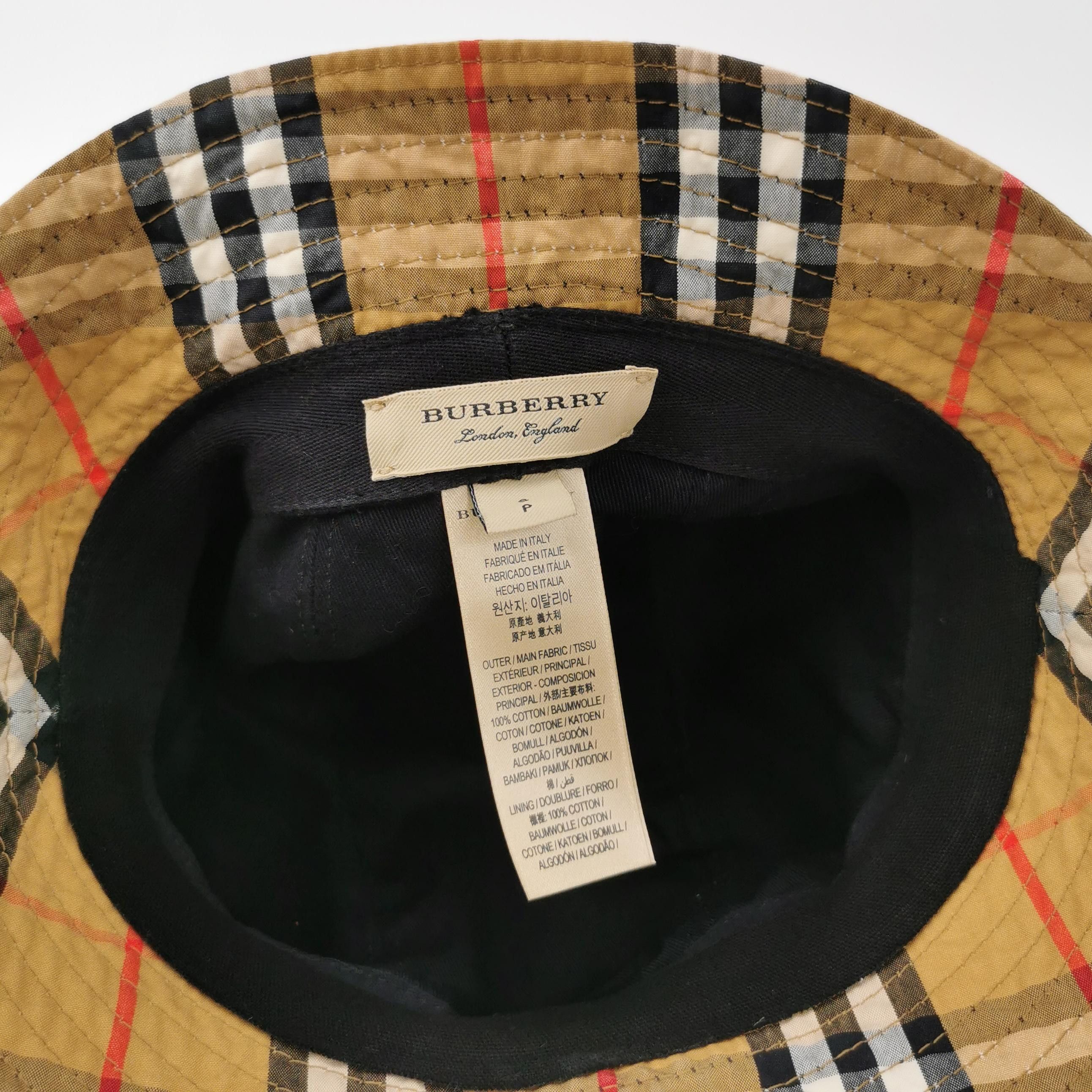 Burberry Burberry Check Bucket Hat Size P Size ONE SIZE - 4 Thumbnail