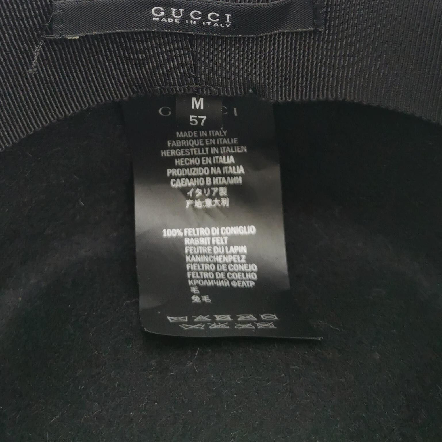 Gucci Gucci Rabbit Felt Hat Size M Size ONE SIZE - 4 Thumbnail