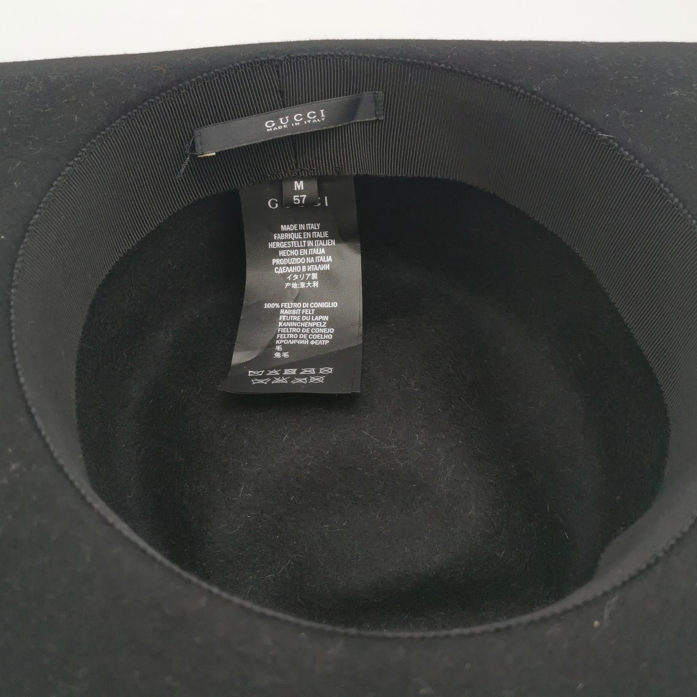Gucci Gucci Rabbit Felt Hat Size M Size ONE SIZE - 5 Thumbnail
