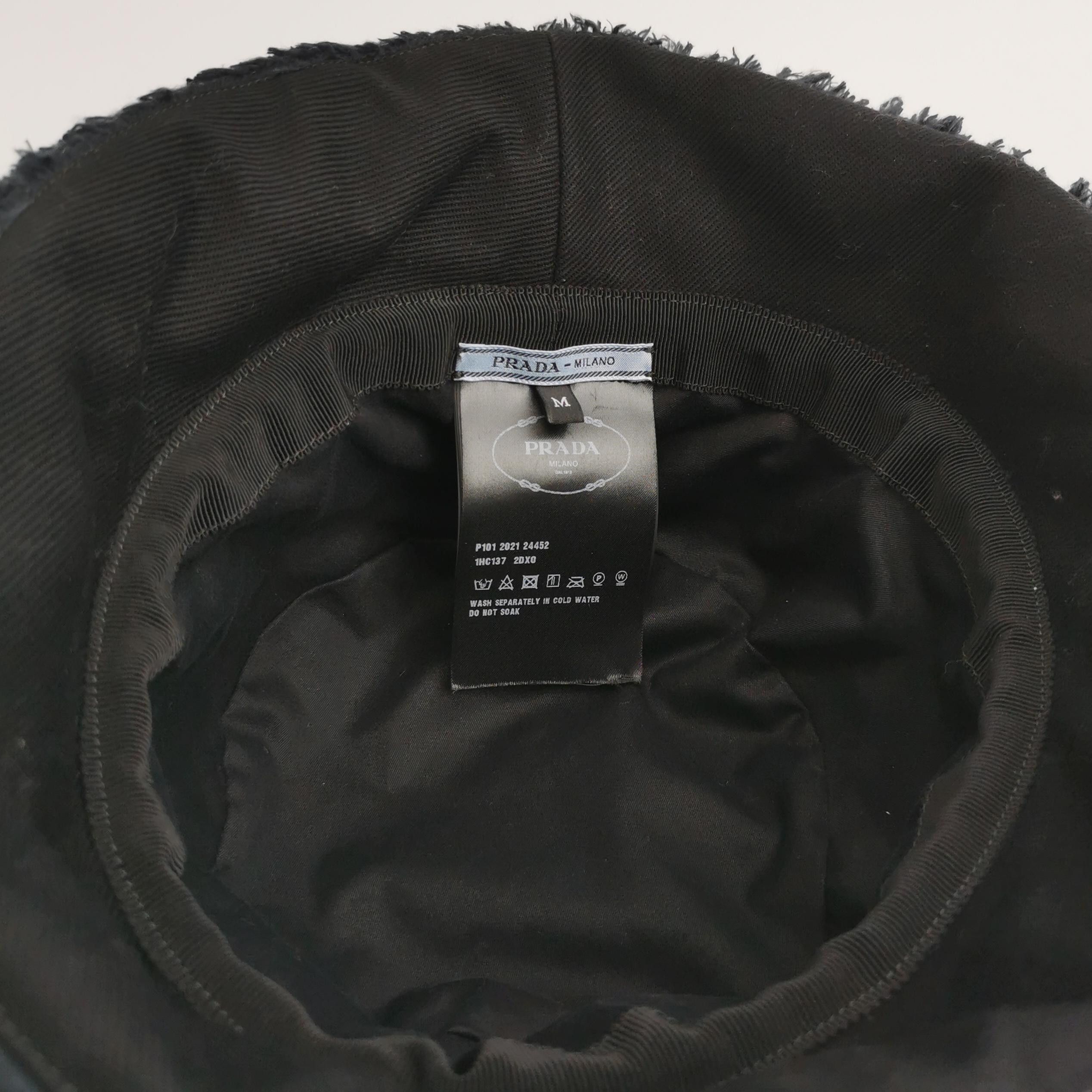 Prada Prada Teddy Logo Bucket Hat ONE SIZE Size ONE SIZE - 4 Thumbnail