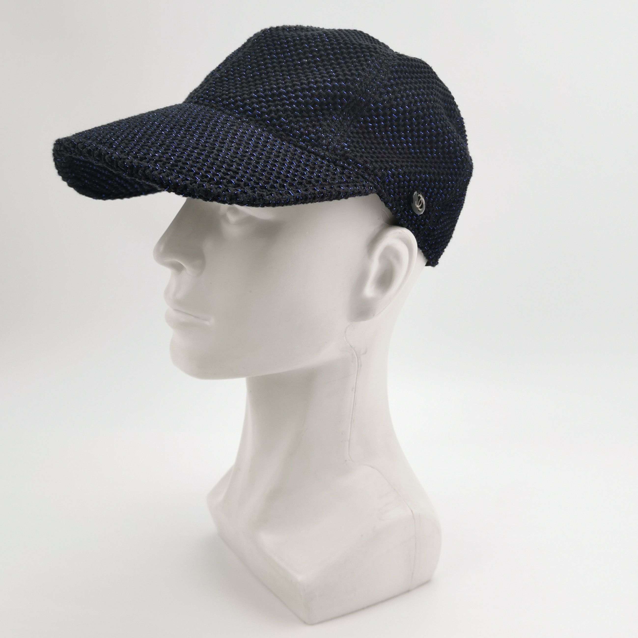 Chanel Chanel CC Logo Woven Cap One Size Size ONE SIZE - 2 Thumbnail