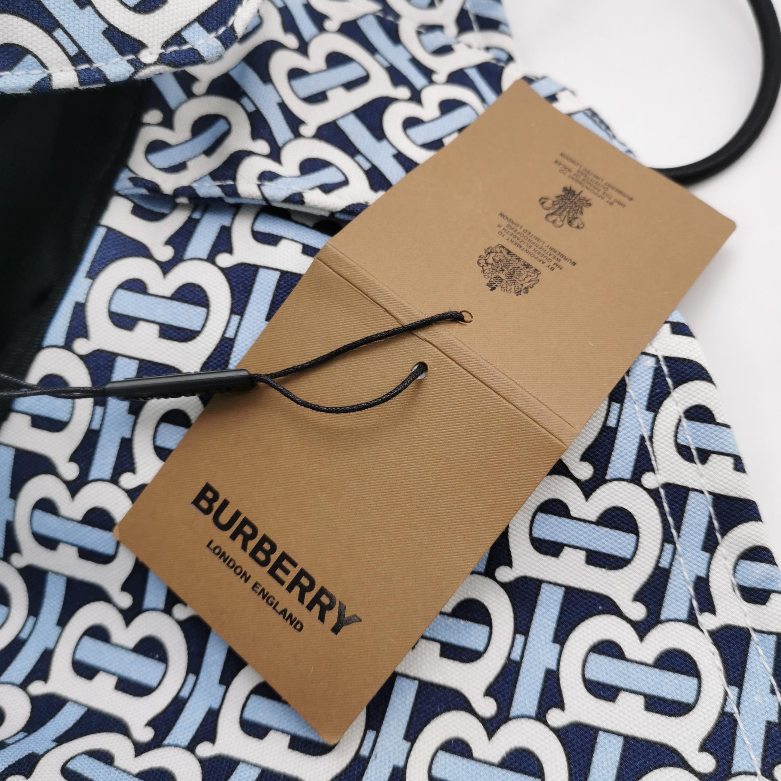 Burberry Burberry TB Monogram Bucket Hat Size L Size ONE SIZE - 5 Thumbnail