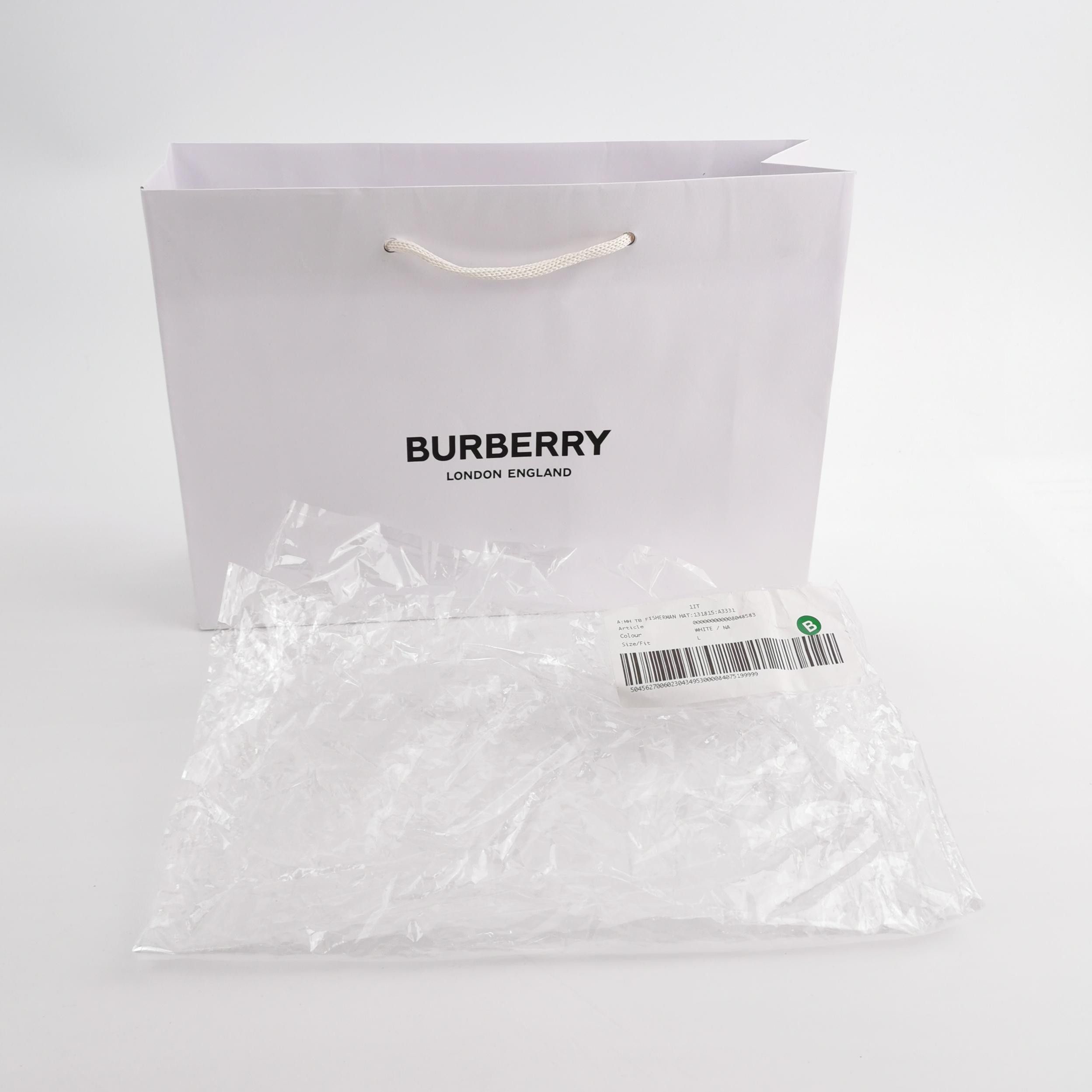 Burberry Burberry TB Monogram Bucket Hat Size L Size ONE SIZE - 6 Thumbnail
