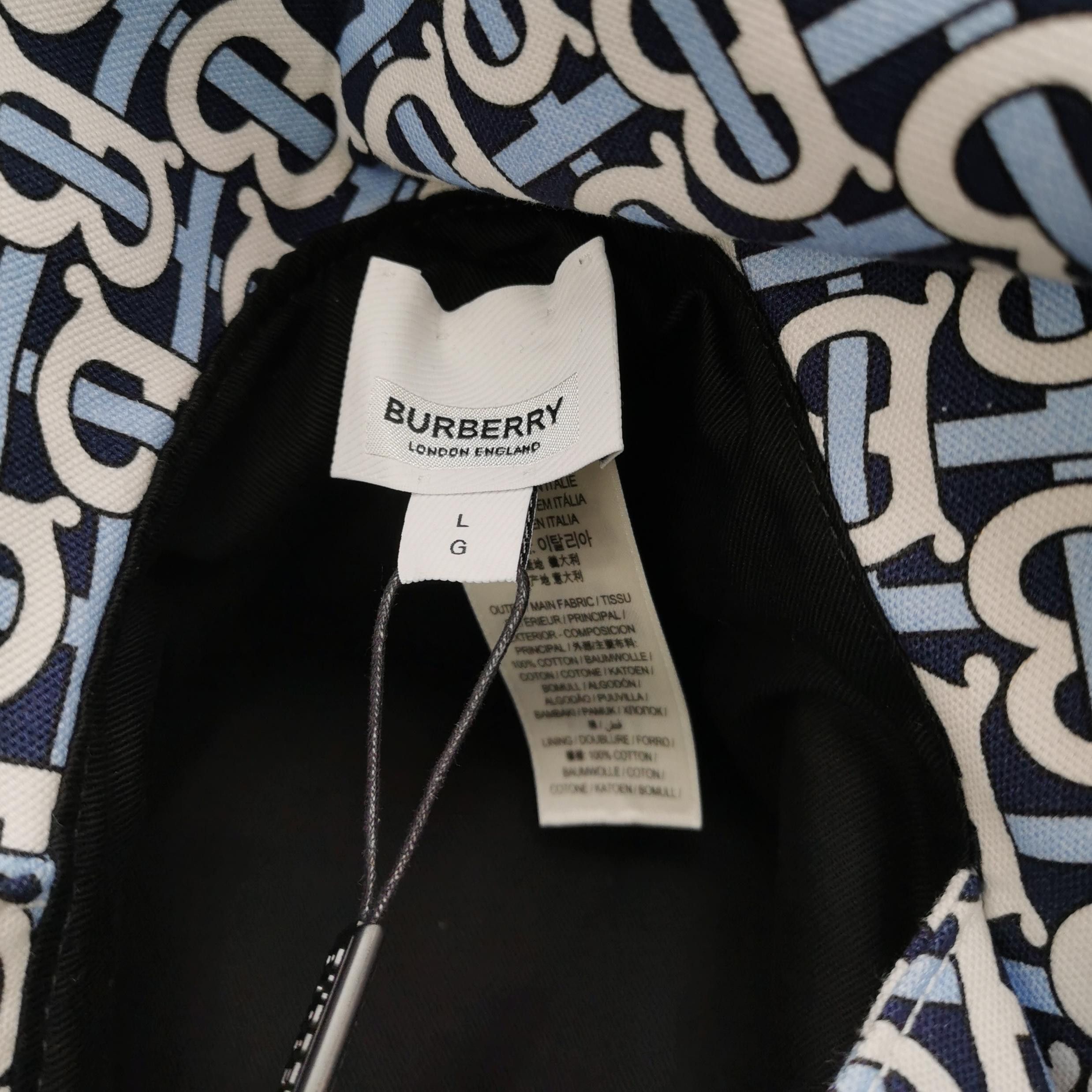 Burberry Burberry TB Monogram Bucket Hat Size L Size ONE SIZE - 4 Thumbnail