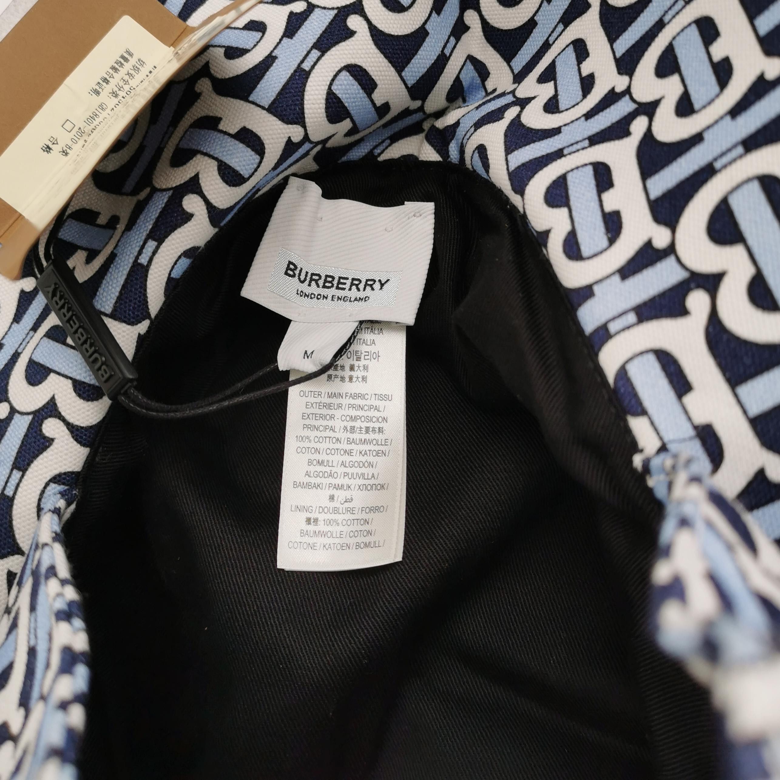 Burberry Burberry TB Monogram Bucket Hat Size M Size ONE SIZE - 4 Thumbnail