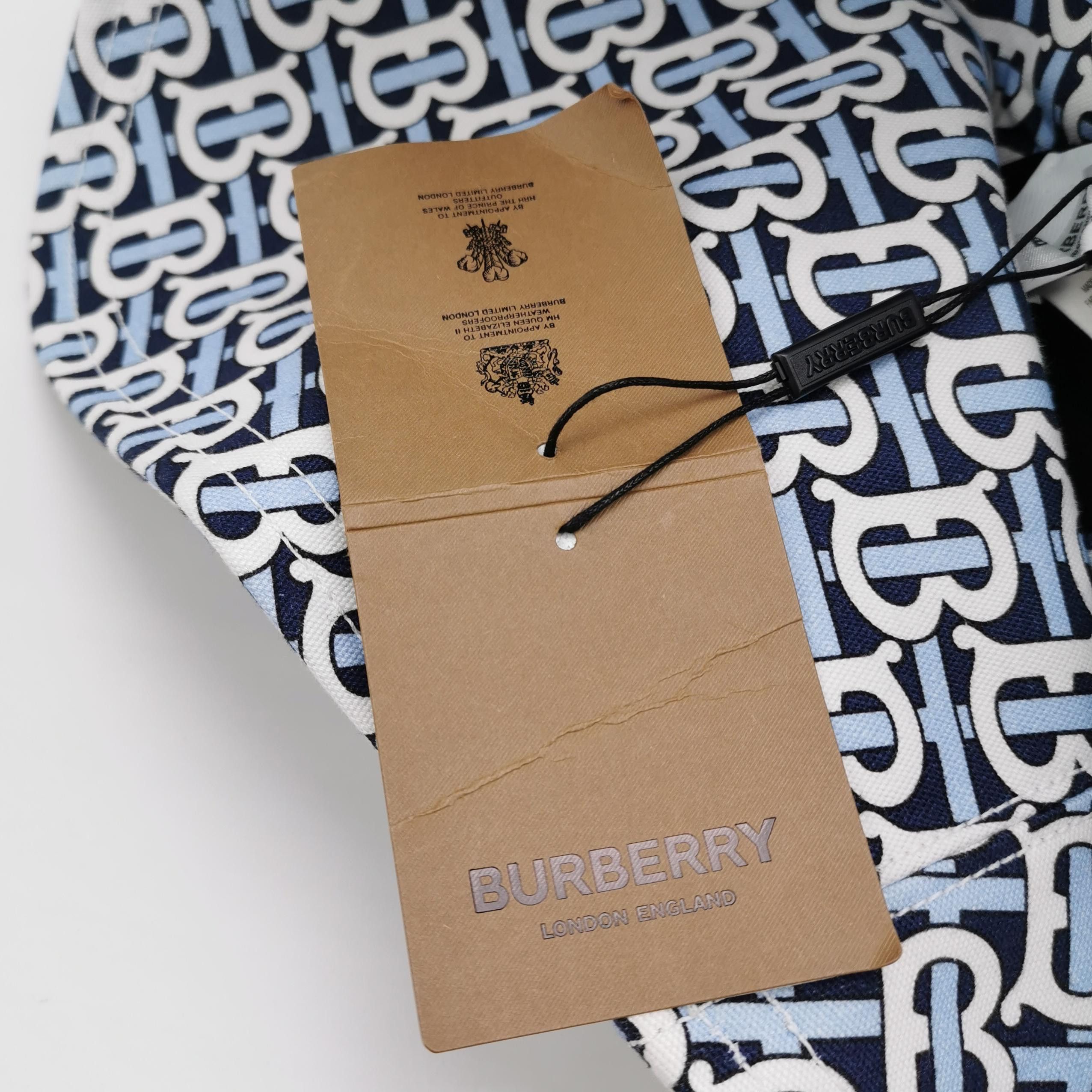 Burberry Burberry TB Monogram Bucket Hat Size M Size ONE SIZE - 5 Thumbnail