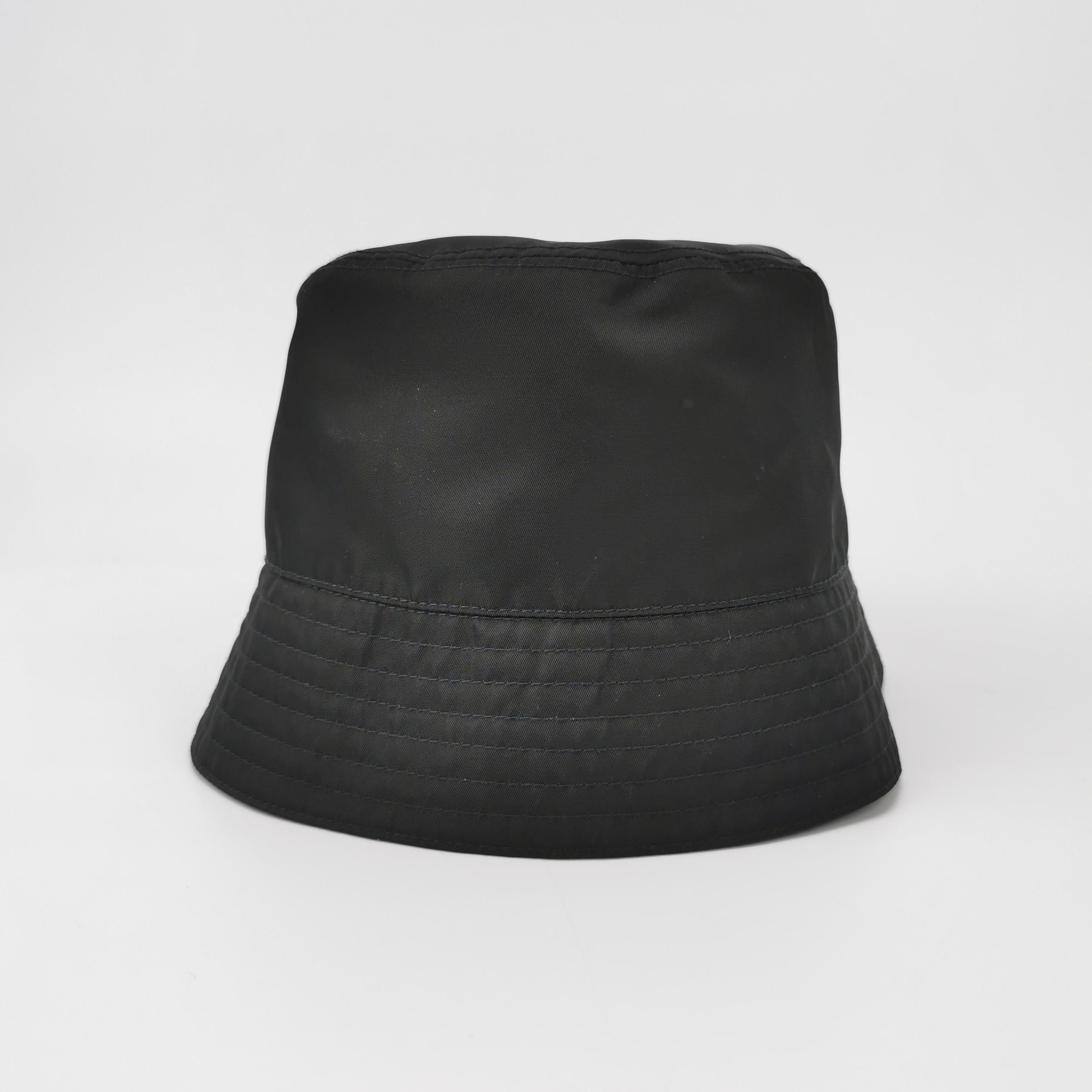 Prada Prada Re-Nylon Logo Bucket Hat Size S Size ONE SIZE - 3 Thumbnail