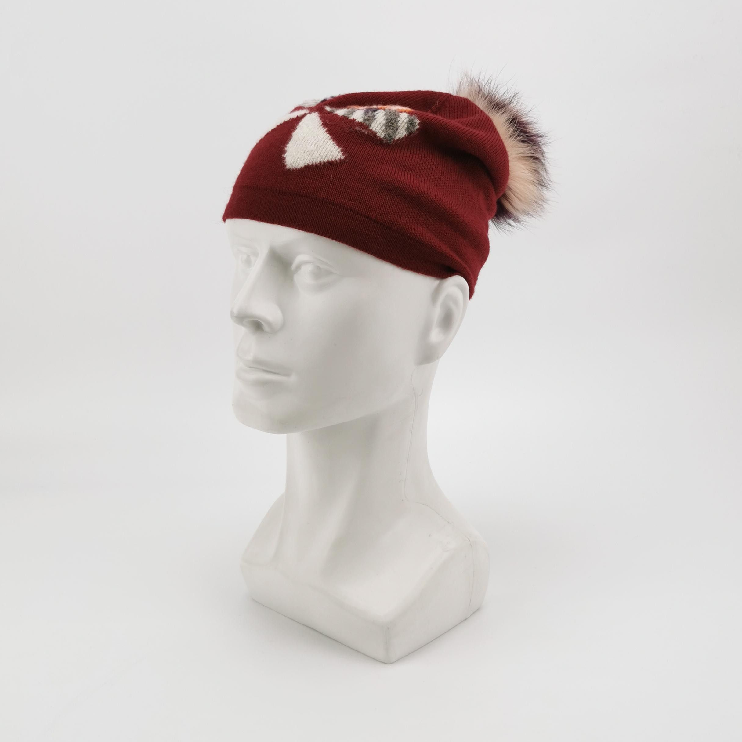 Fendi Fendi Wool Pom-Pom Beanie One Size Size ONE SIZE - 2 Thumbnail