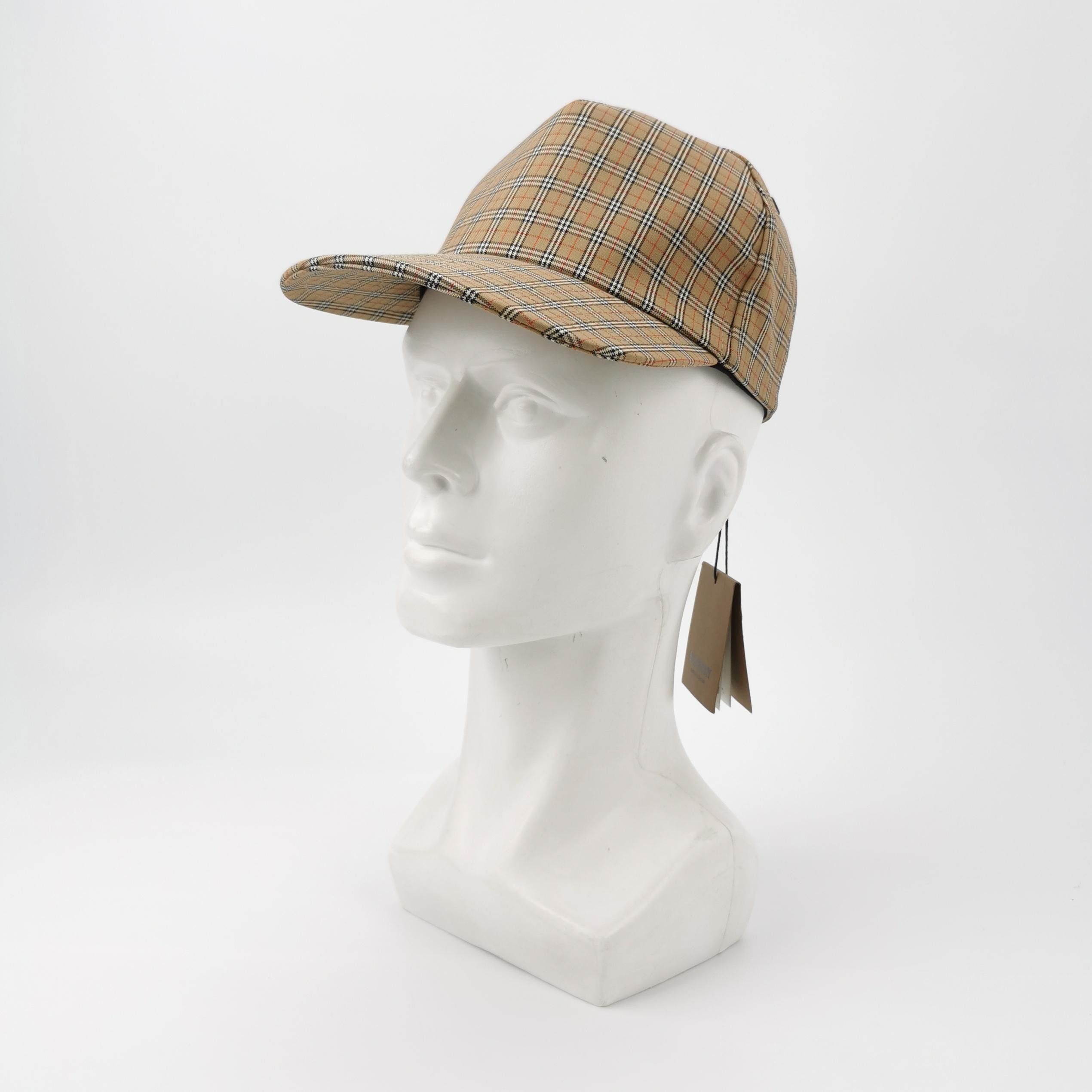 Burberry Burberry Archive Beige Check Baseball Cap Size S Size ONE SIZE - 2 Thumbnail