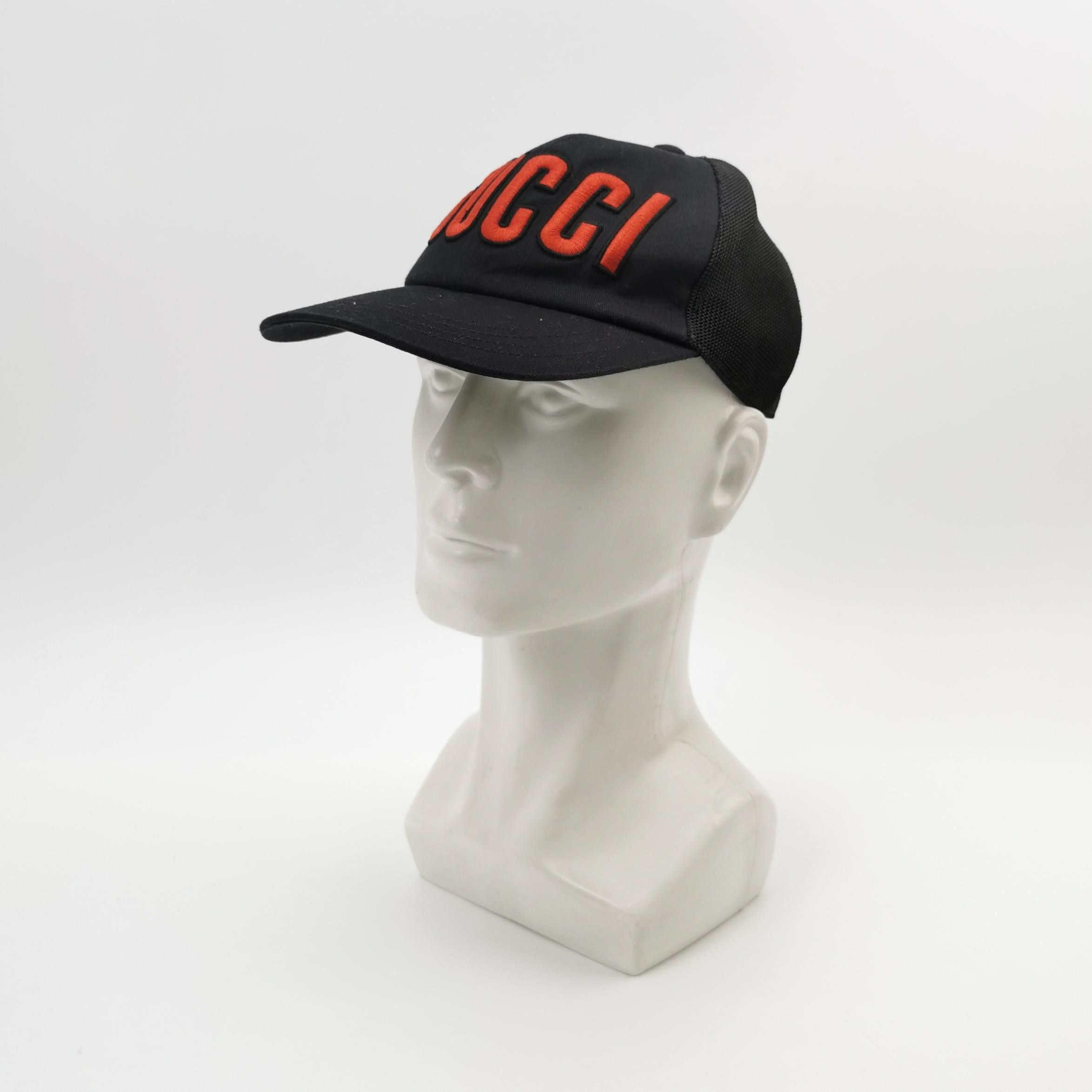 Gucci Gucci Logo Mesh Baseball Cap ONE SIZE Size ONE SIZE - 2 Thumbnail