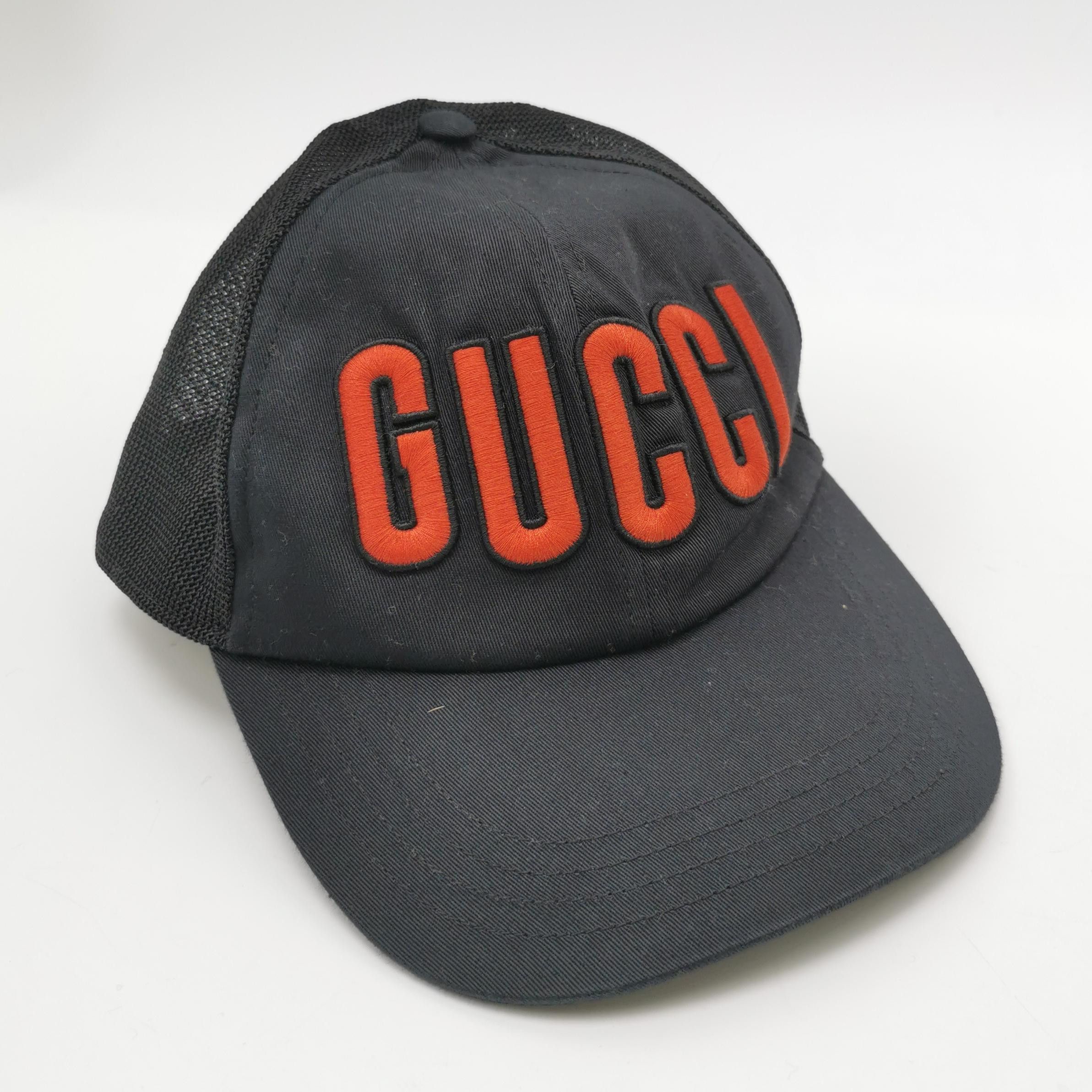 Gucci Gucci Logo Mesh Baseball Cap ONE SIZE Size ONE SIZE - 4 Thumbnail