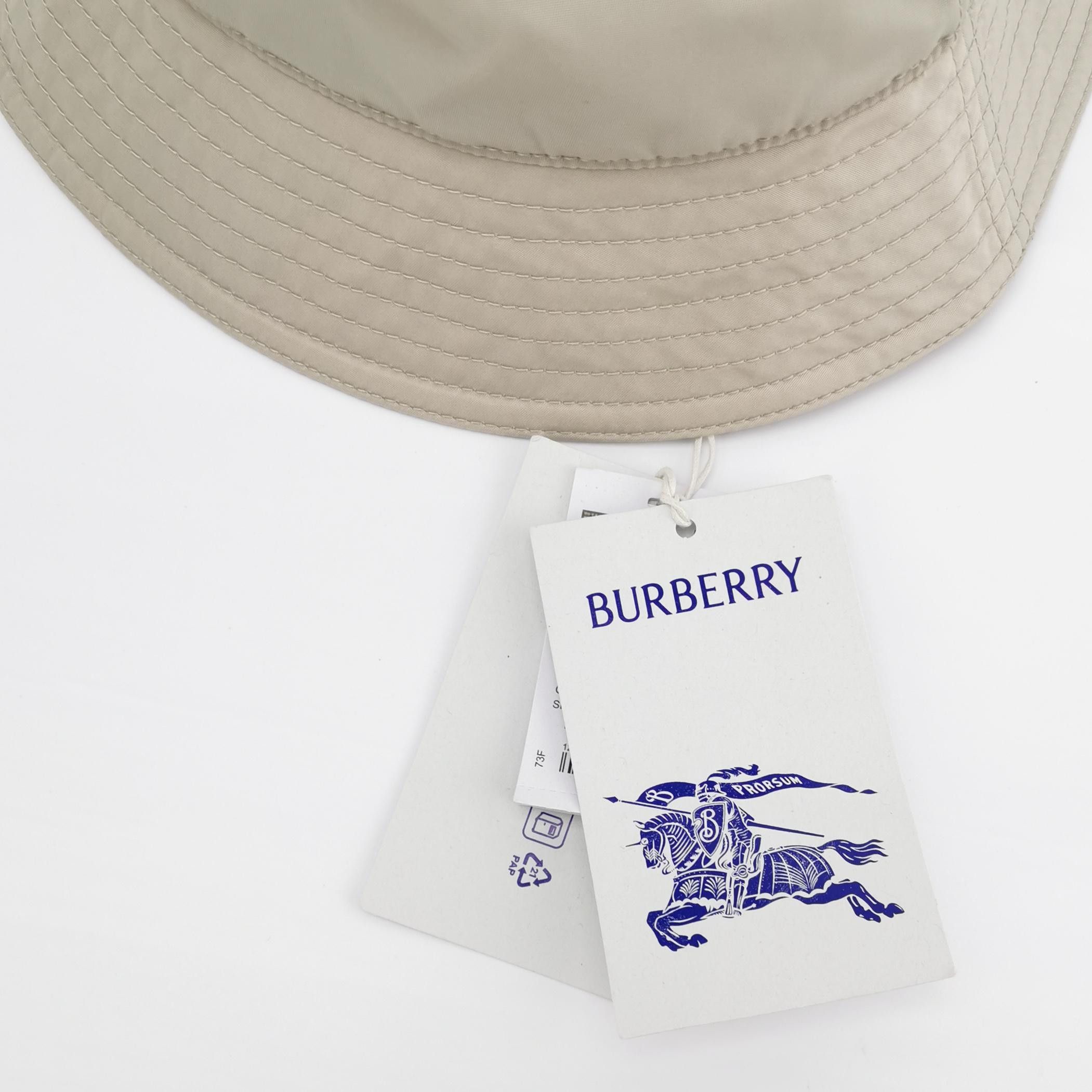 Burberry Burberry Blue Equestrian Knight Bucket Hat ONE SIZE Size ONE SIZE - 6 Thumbnail