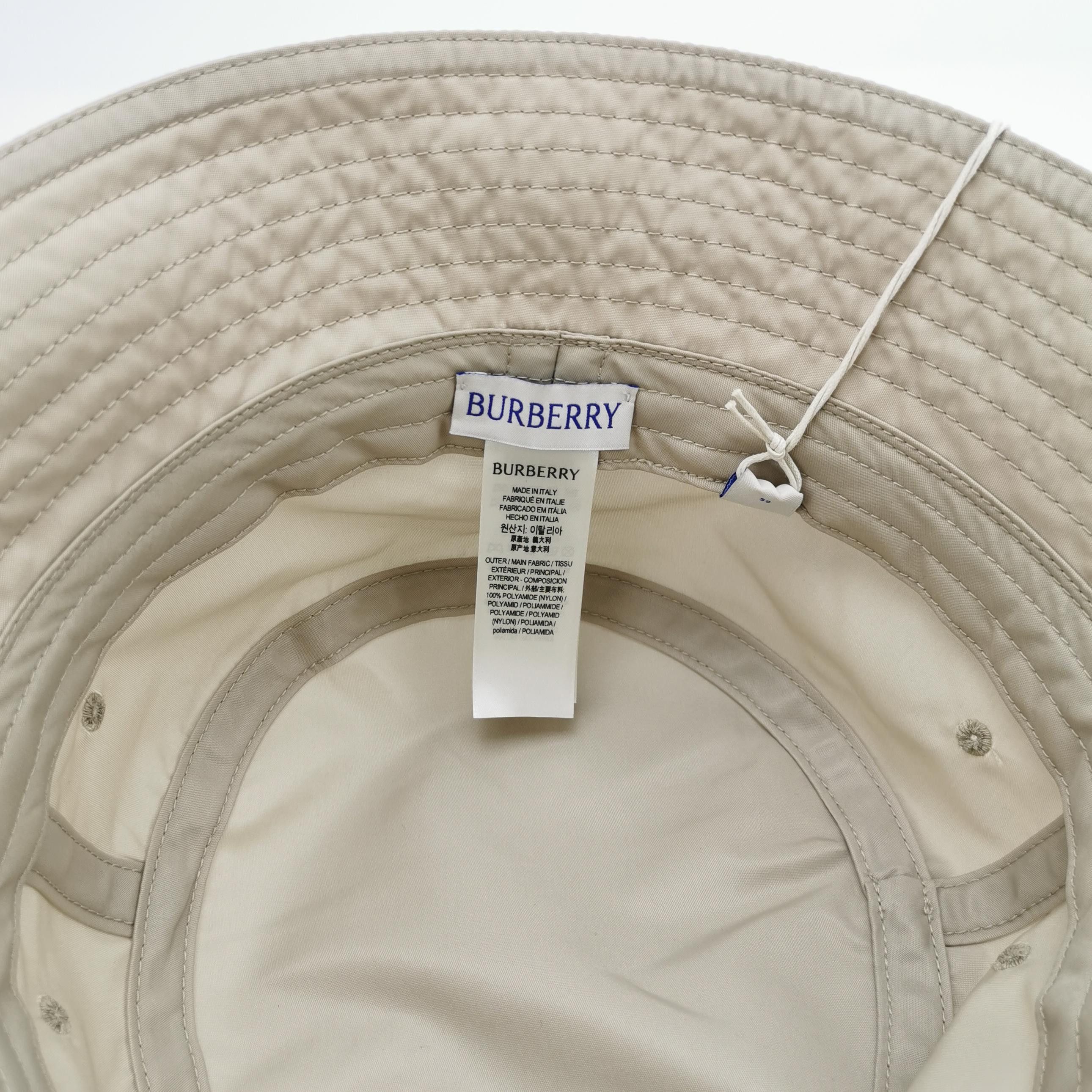 Burberry Burberry Blue Equestrian Knight Bucket Hat ONE SIZE Size ONE SIZE - 5 Thumbnail