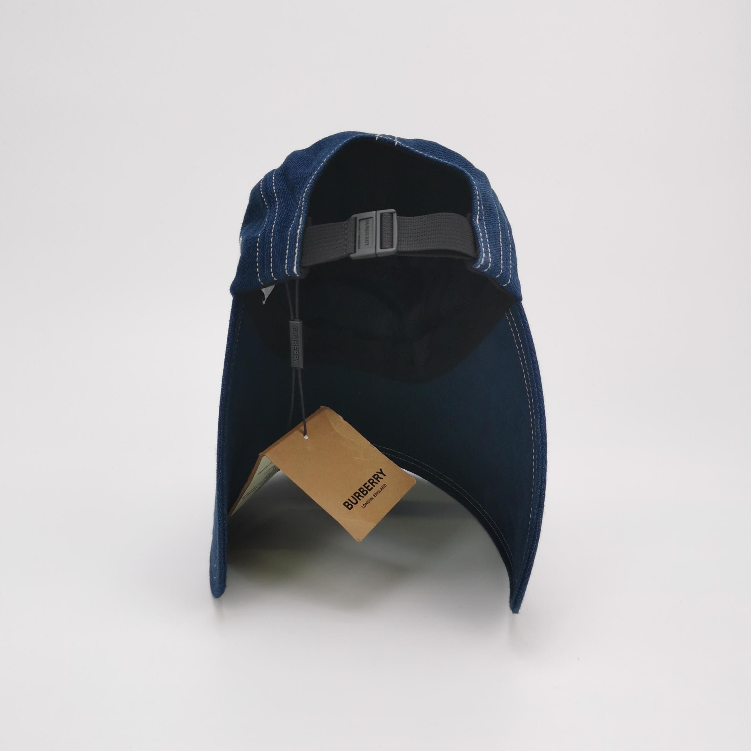Burberry Burberry Denim Bonnet Hat Size M Size ONE SIZE - 3 Thumbnail
