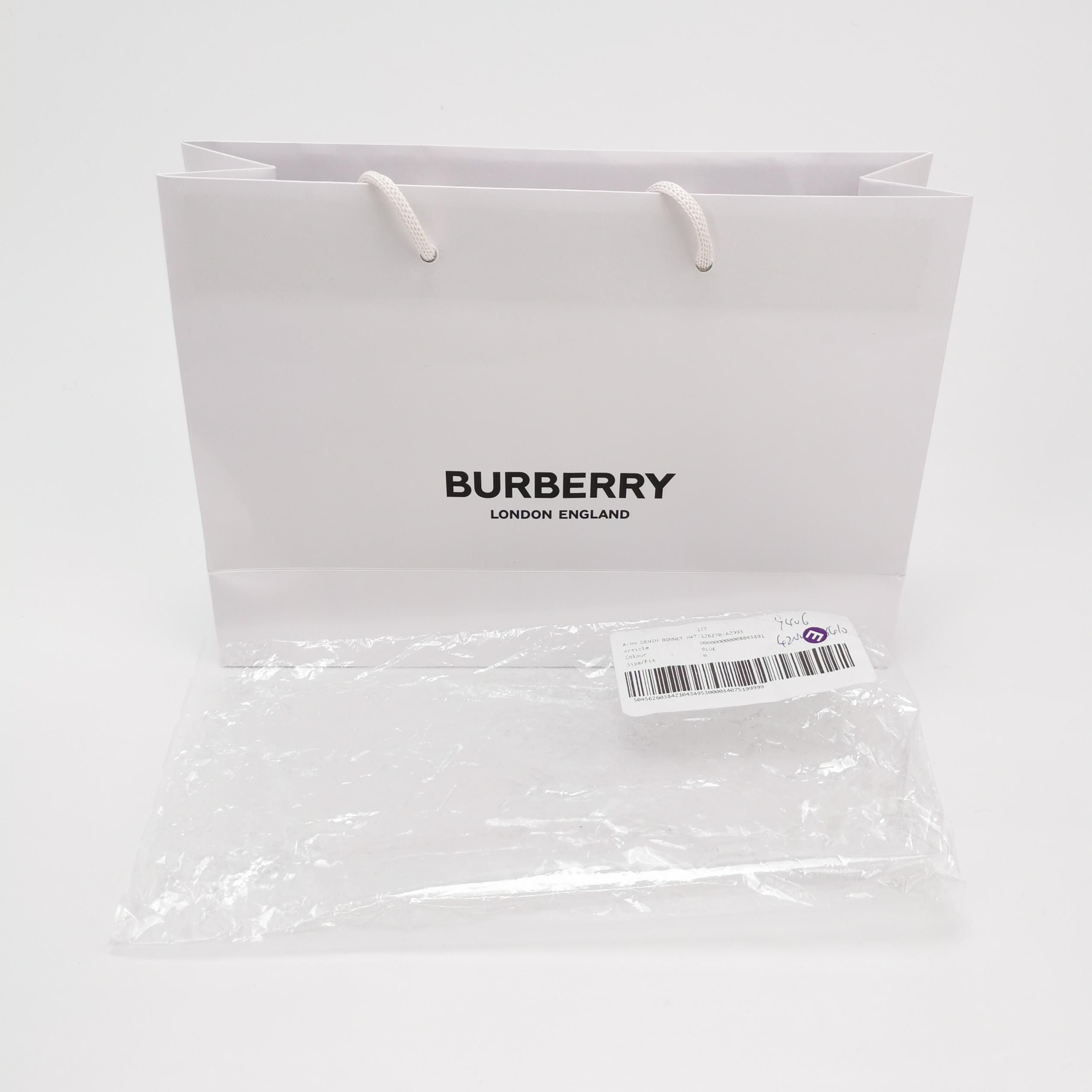 Burberry Burberry Denim Bonnet Hat Size M Size ONE SIZE - 9 Thumbnail
