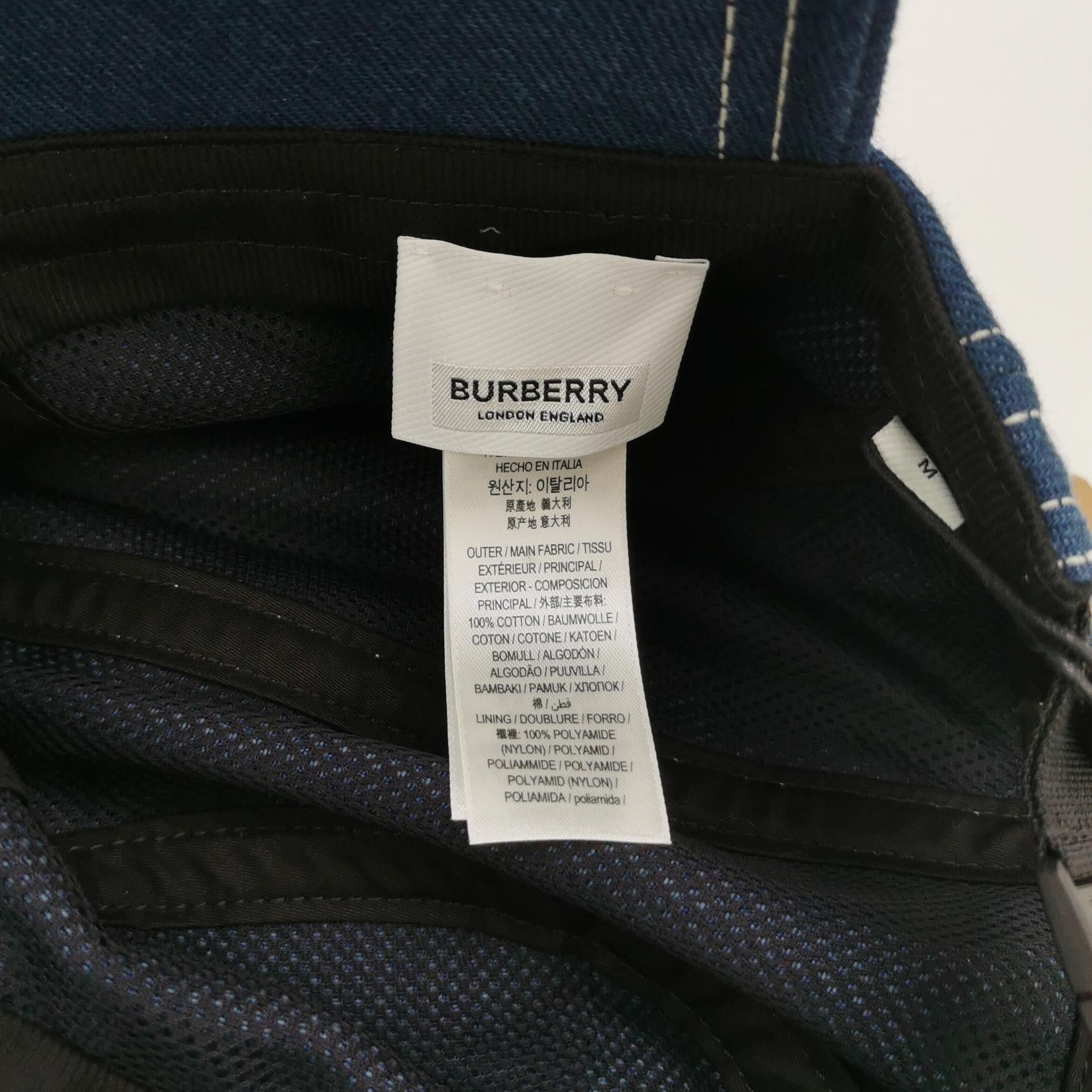 Burberry Burberry Denim Bonnet Hat Size M Size ONE SIZE - 5 Thumbnail