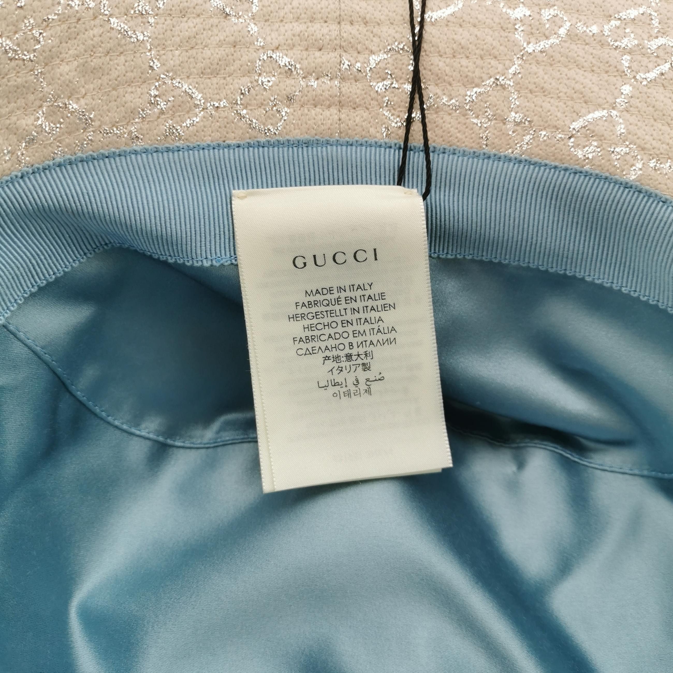 Gucci Gucci GG Monogram Wool Blend Bucket Hat Size S Size ONE SIZE - 5 Thumbnail
