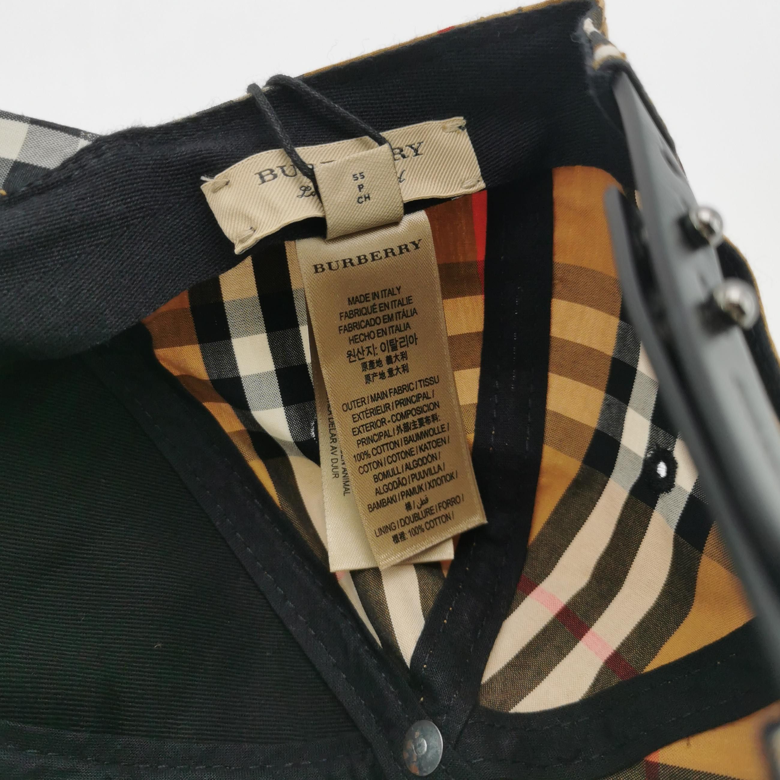 Burberry Burberry Check Baseball Cap Size S Size ONE SIZE - 5 Thumbnail