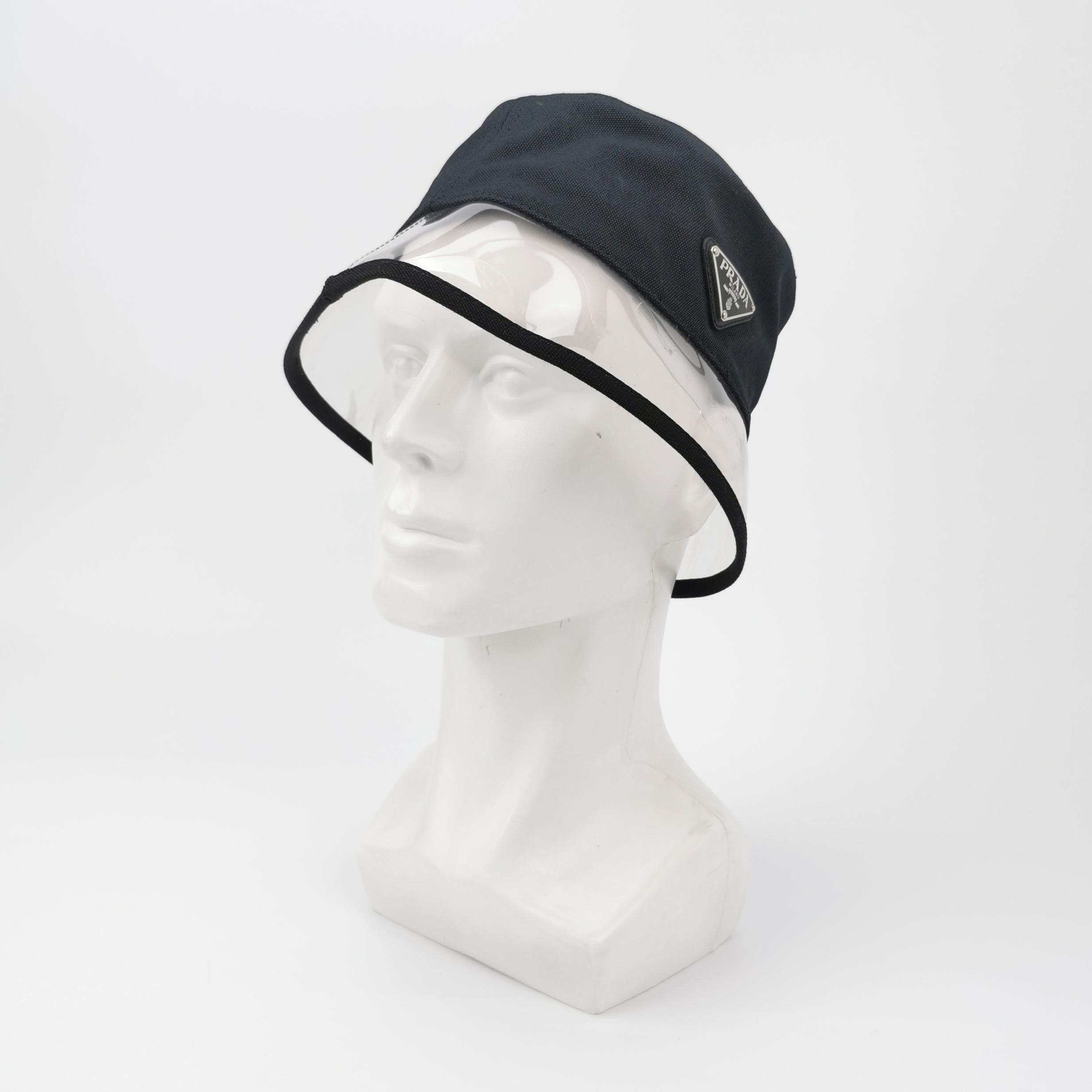 Prada Prada Logo Triangle Bucket Hat Size M Size ONE SIZE - 2 Thumbnail