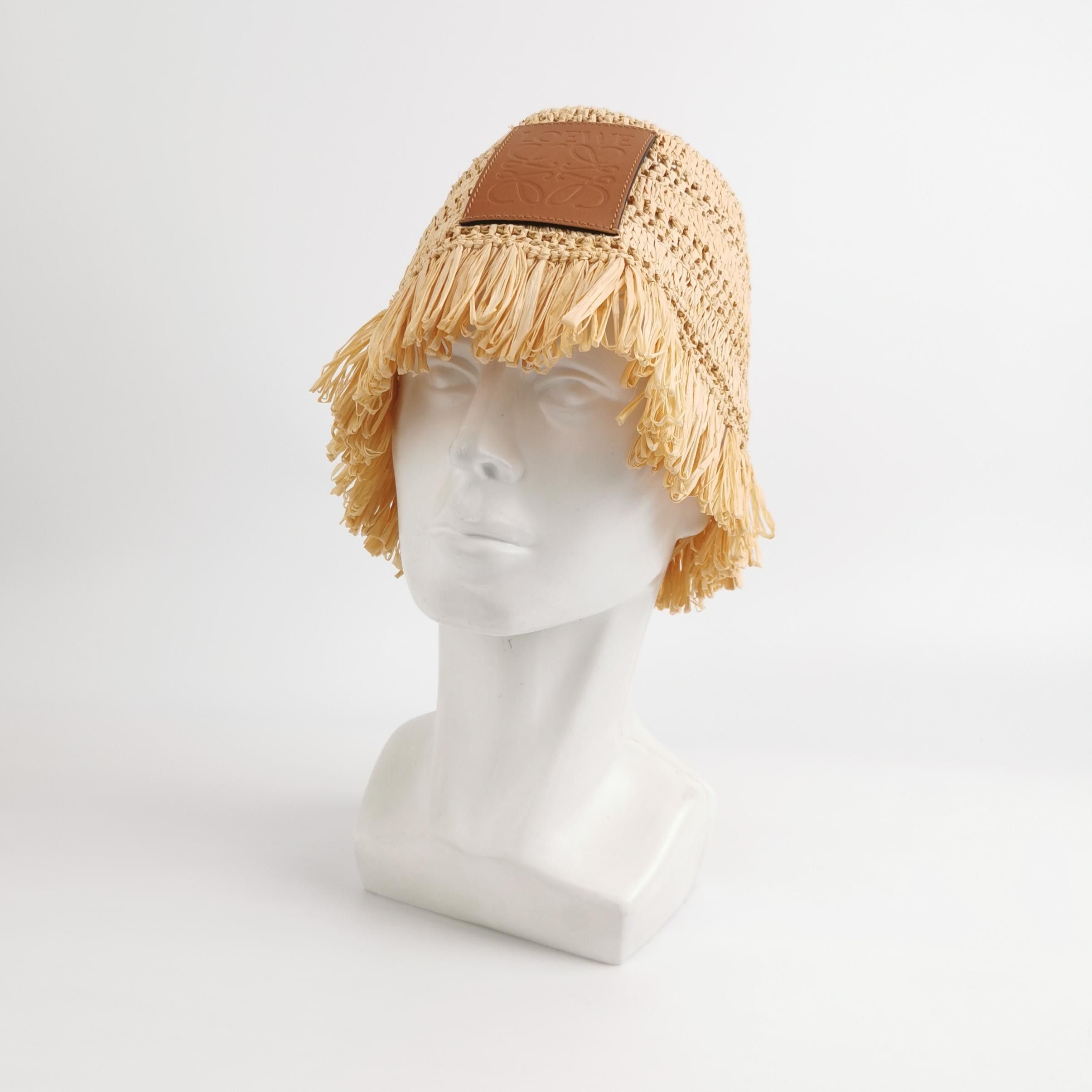 Loewe Loewe Raffia Fringe Bucket Hat ONE SIZE Size ONE SIZE - 2 Thumbnail