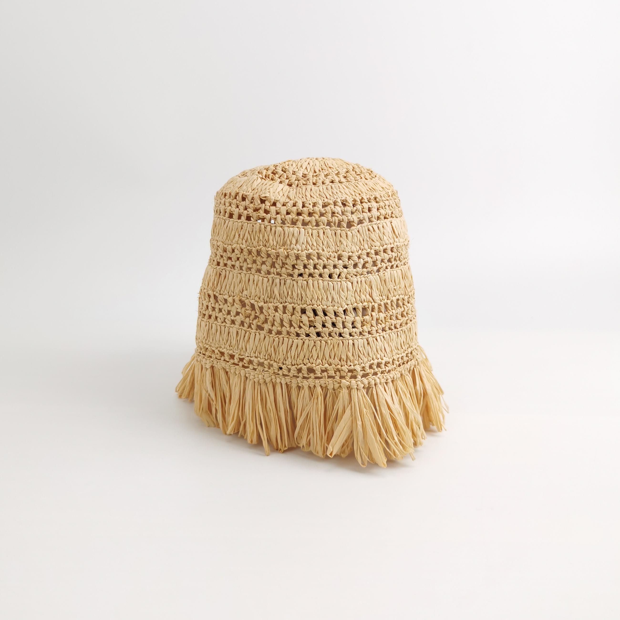 Loewe Loewe Raffia Fringe Bucket Hat ONE SIZE Size ONE SIZE - 3 Thumbnail