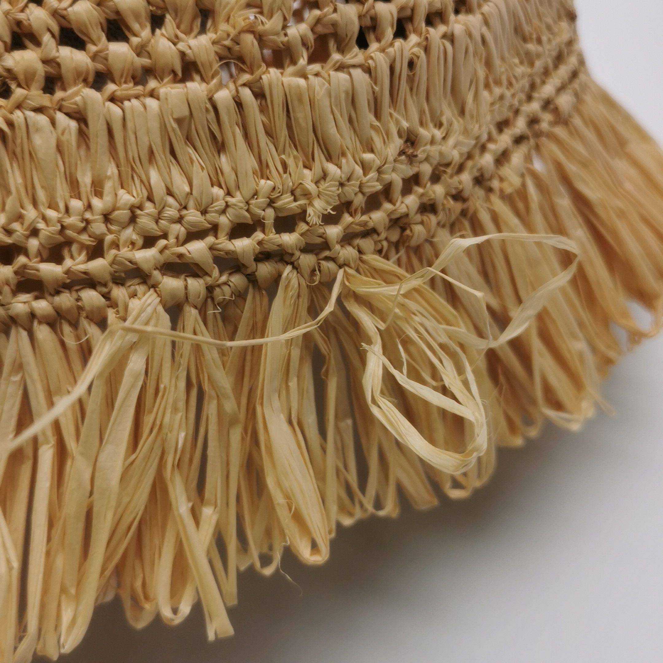 Loewe Loewe Raffia Fringe Bucket Hat ONE SIZE Size ONE SIZE - 7 Thumbnail