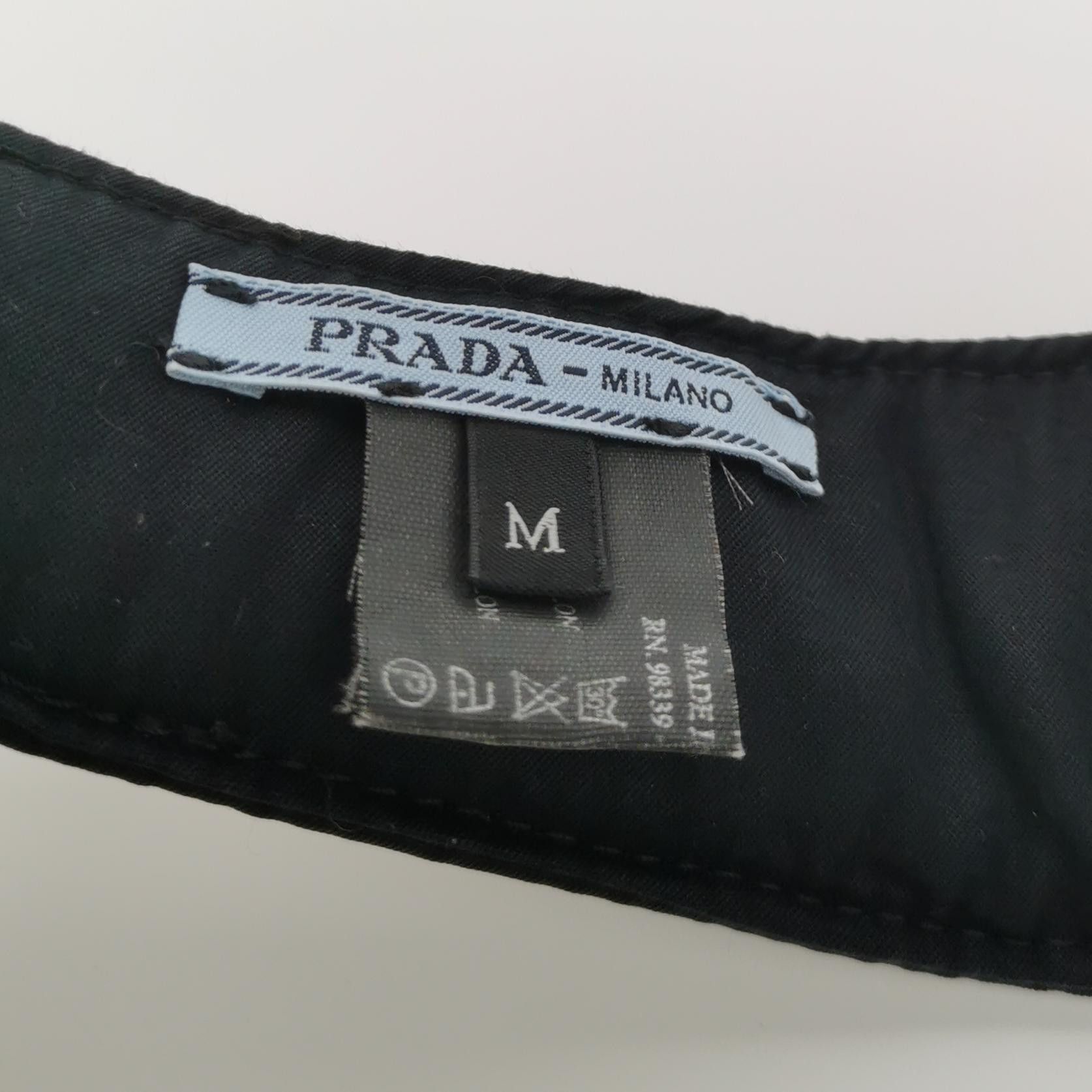 Prada Prada Logo Nylon Visor Size M Size ONE SIZE - 4 Thumbnail