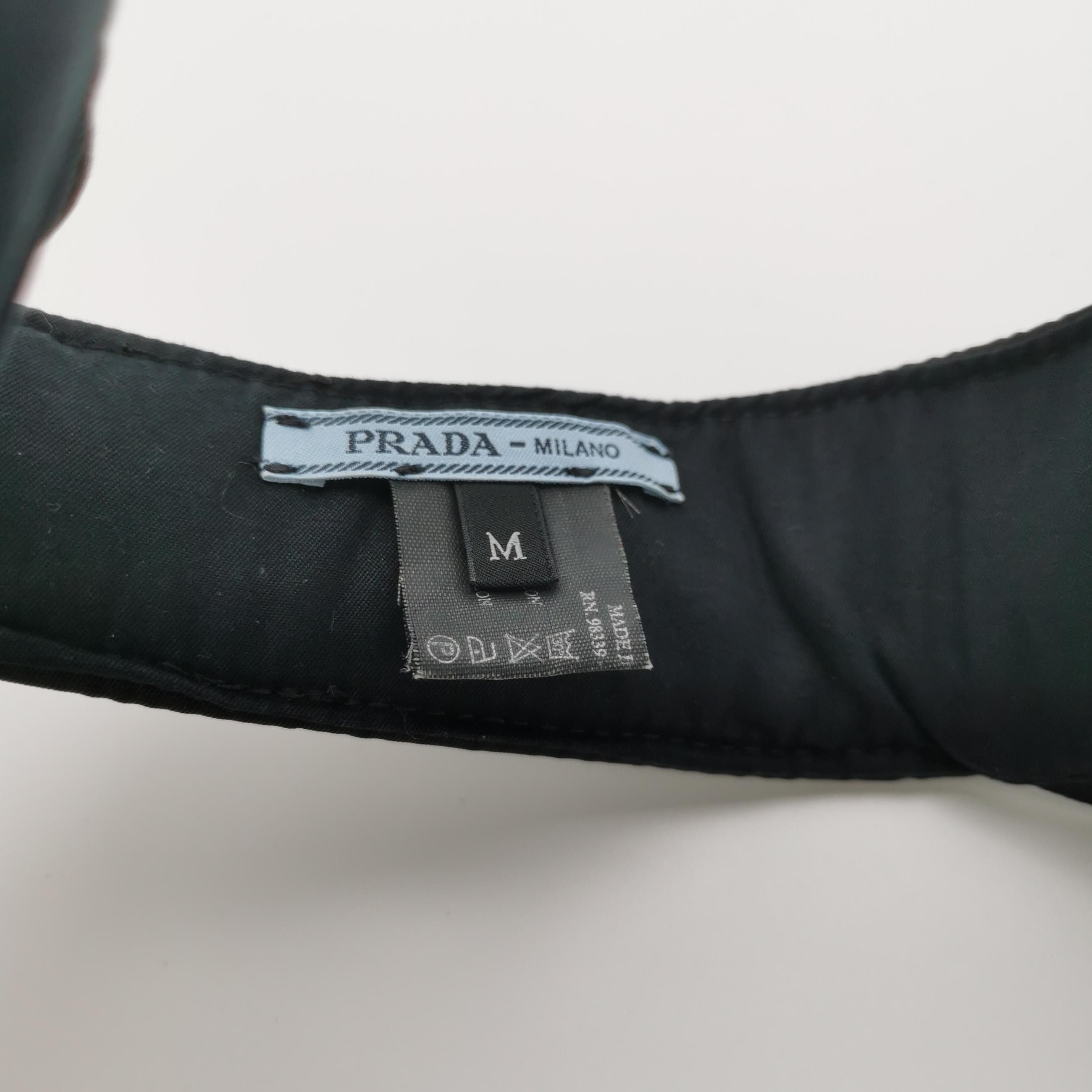 Prada Prada Logo Nylon Visor Size M Size ONE SIZE - 5 Thumbnail