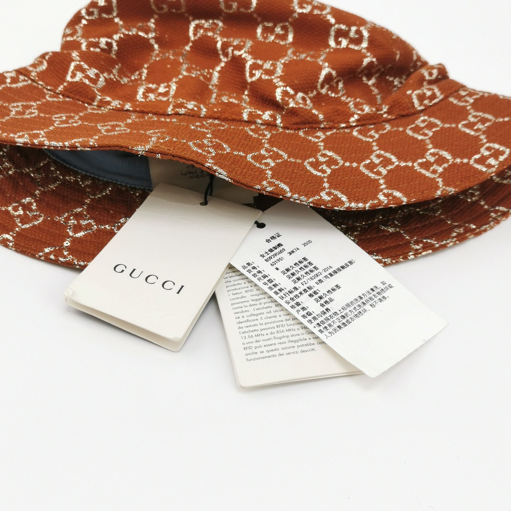 Gucci Gucci GG Monogram Bucket Hat Size M Size ONE SIZE - 6 Thumbnail