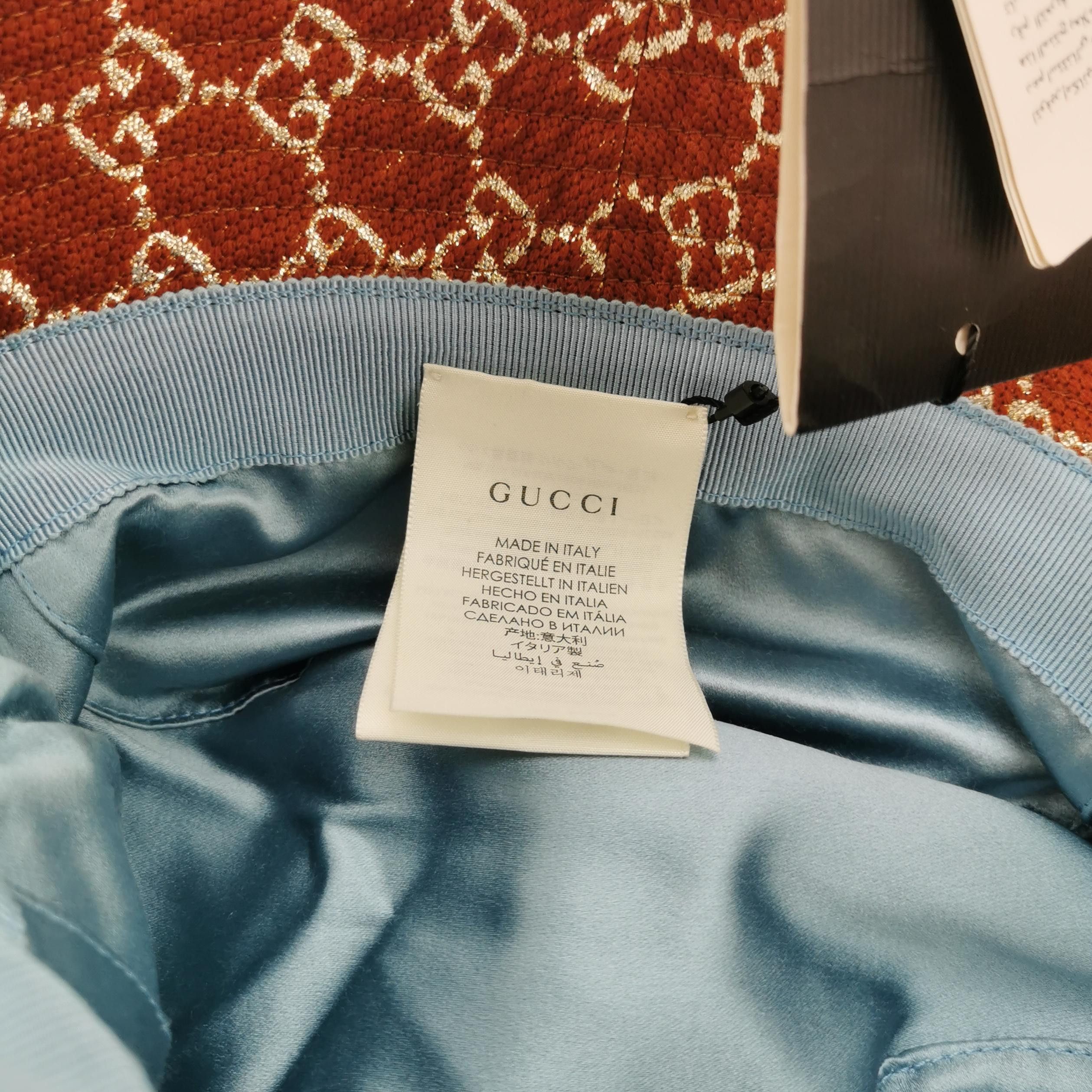 Gucci Gucci GG Monogram Bucket Hat Size M Size ONE SIZE - 5 Thumbnail