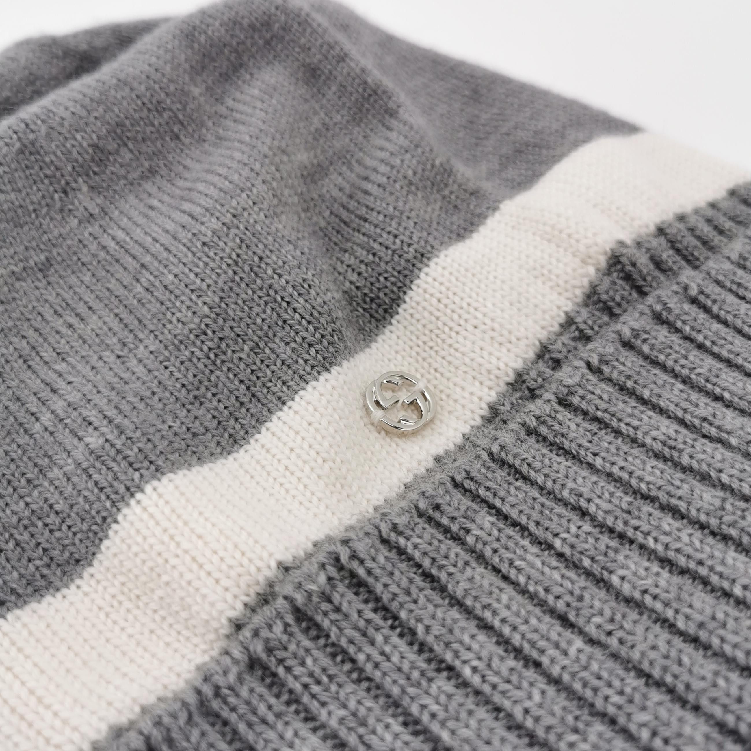 Gucci Gucci Interlocking G Wool Beanie One Size Size ONE SIZE - 4 Thumbnail