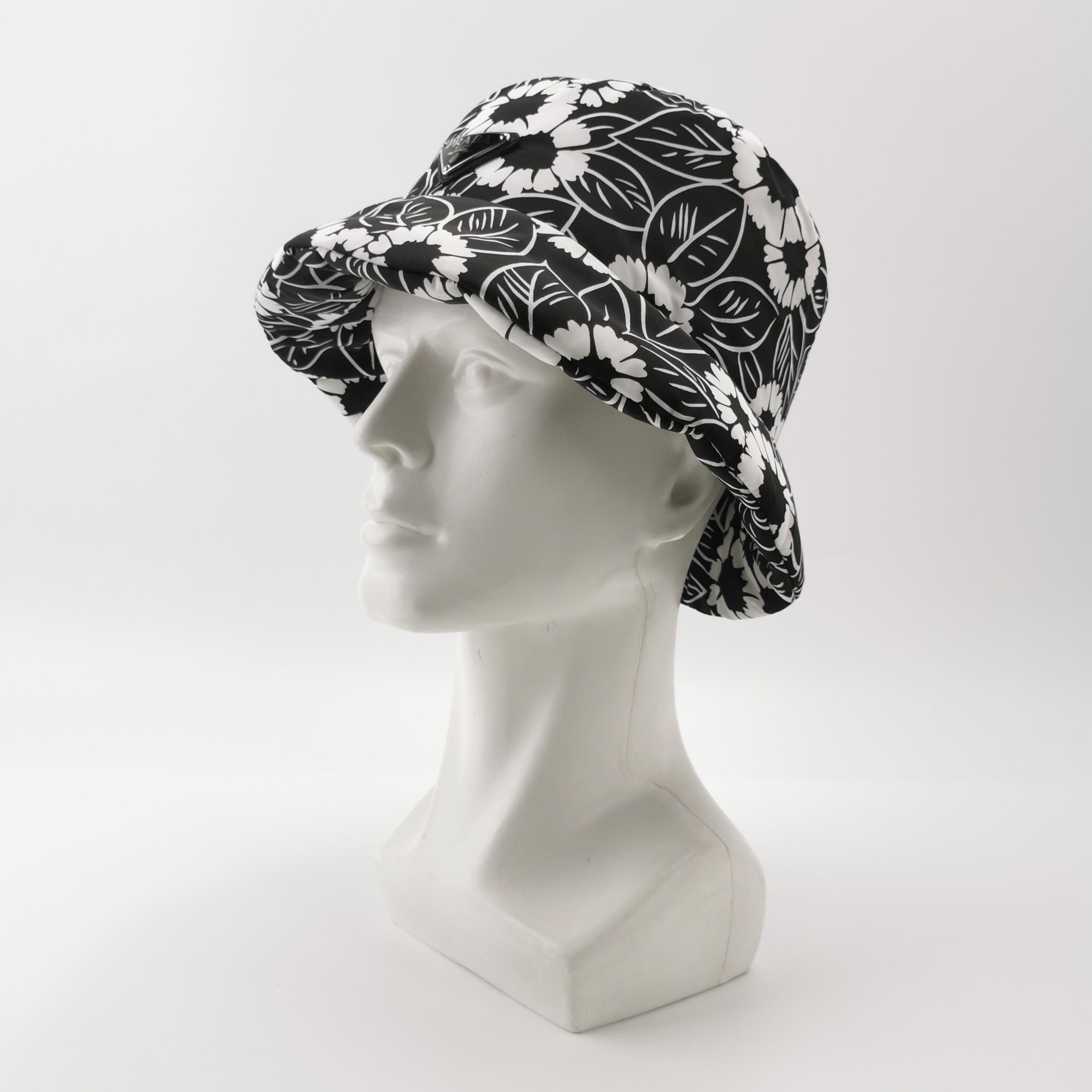 Prada Prada Floral Re-Nylon Bucket Hat Size L Size ONE SIZE - 2 Thumbnail