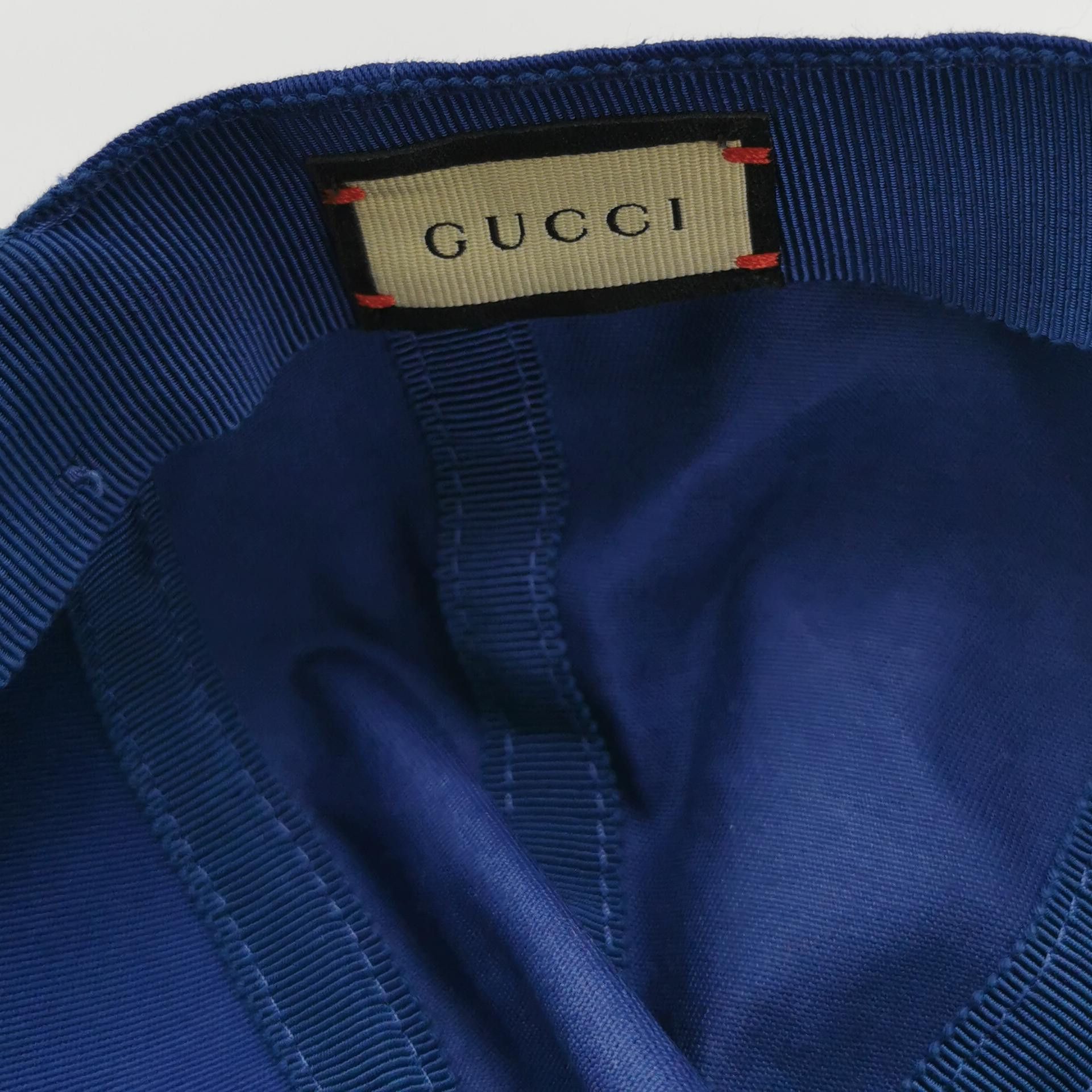 Gucci Gucci 1921 Cotton Logo Baseball Cap One Size Size ONE SIZE - 4 Thumbnail