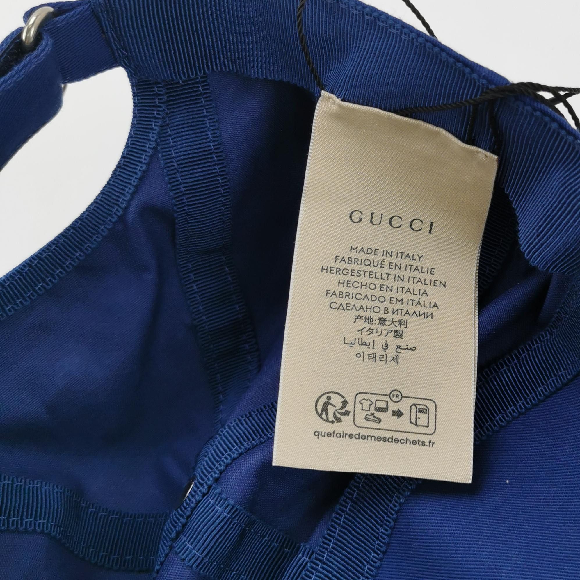 Gucci Gucci 1921 Cotton Logo Baseball Cap One Size Size ONE SIZE - 5 Thumbnail
