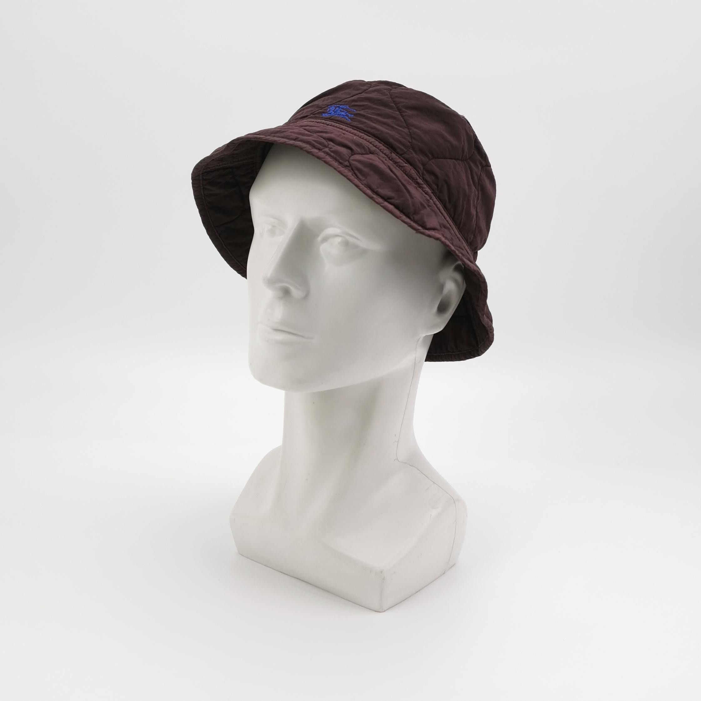 Burberry Burberry Quilted Equestrian Knight Bucket Hat M Size ONE SIZE - 2 Thumbnail