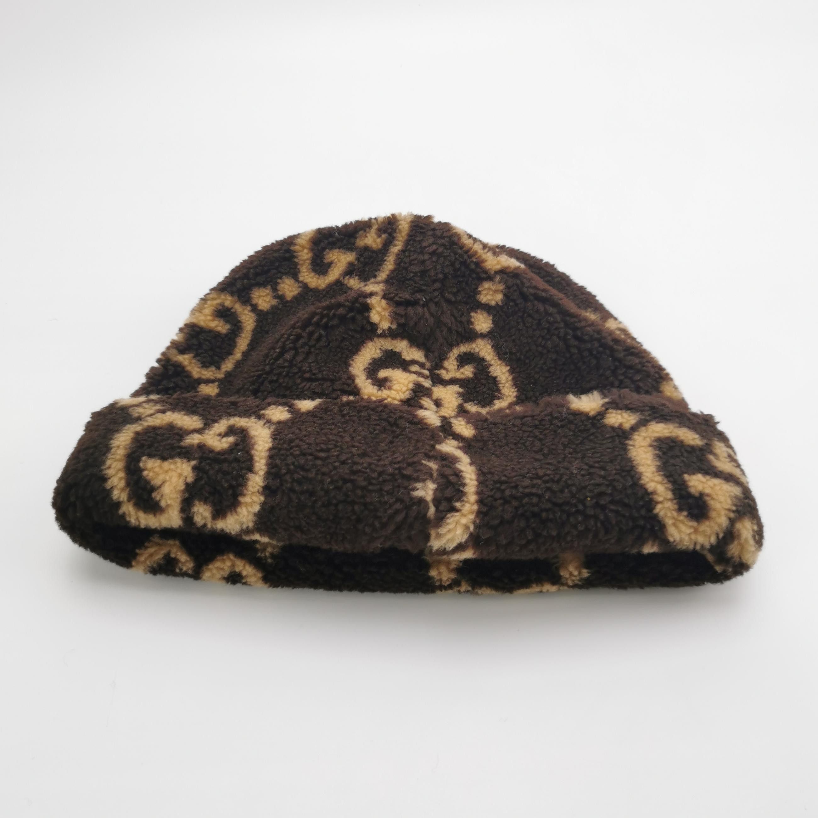 Gucci Gucci GG Logo Wool Blend Bucket Hat Size M Size ONE SIZE - 3 Thumbnail