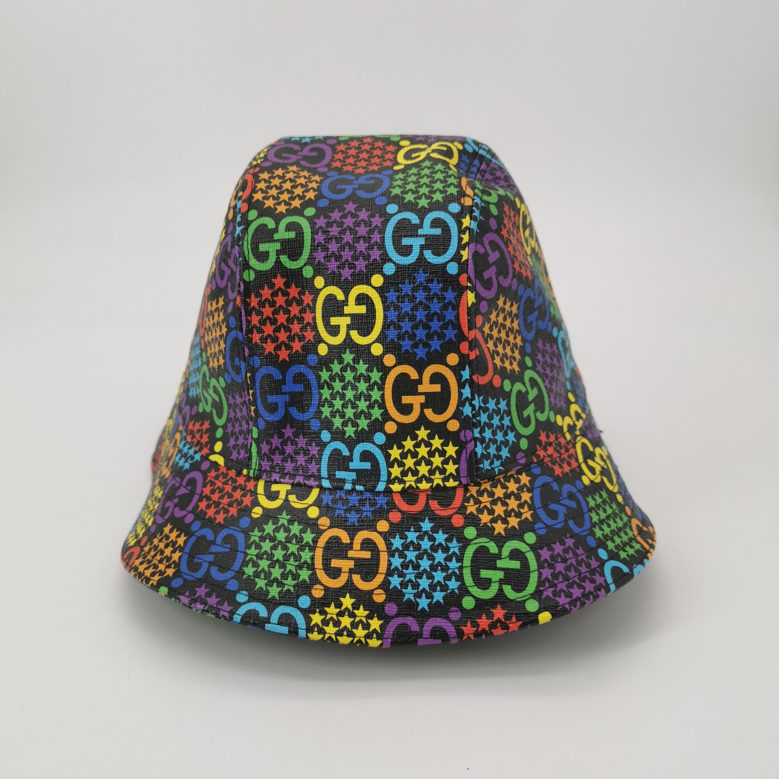 Gucci Gucci Psychedelic Monogram Bucket Hat Size L Size ONE SIZE - 3 Thumbnail