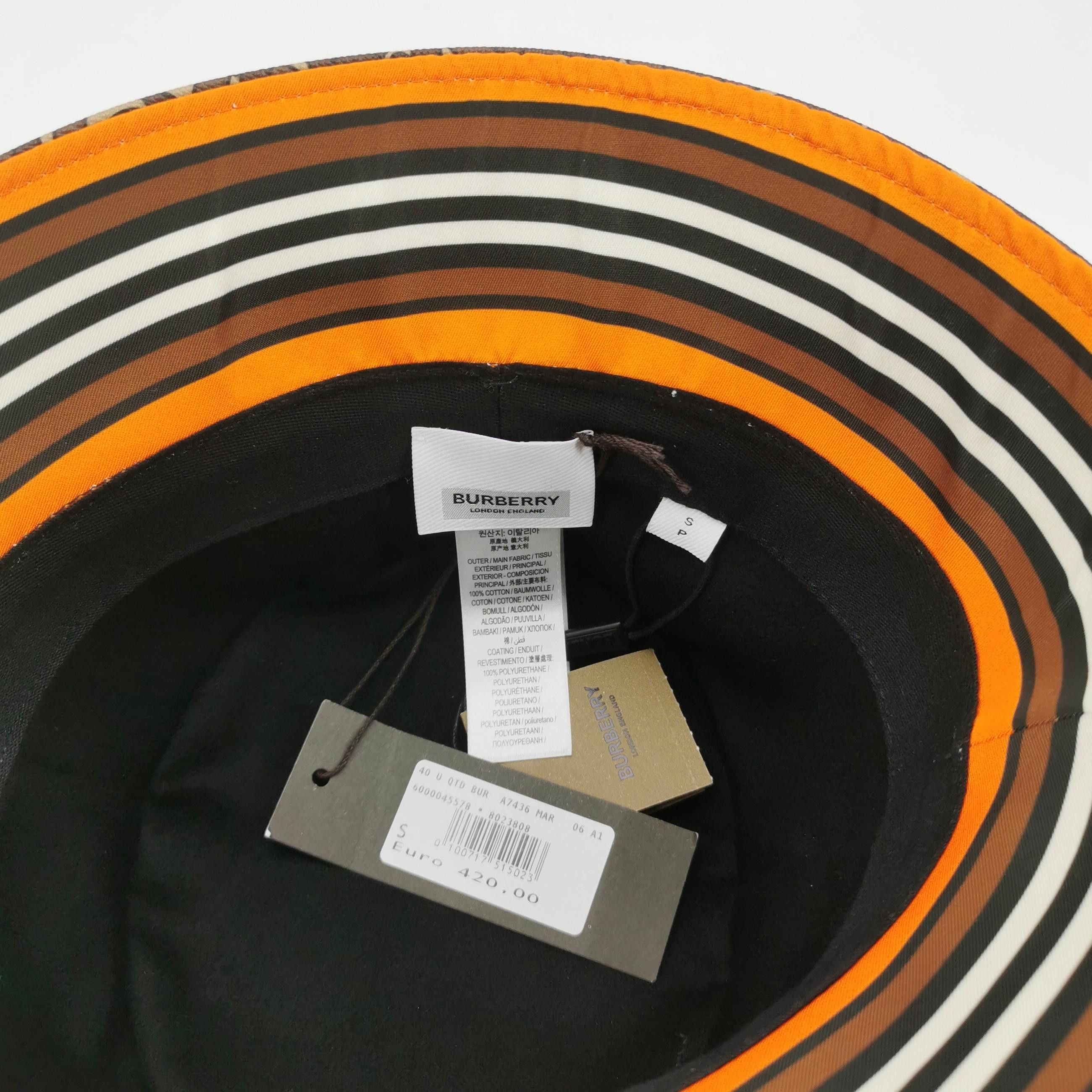 Burberry Burberry TB Monogram Print Bucket Hat Size S Size ONE SIZE - 4 Thumbnail